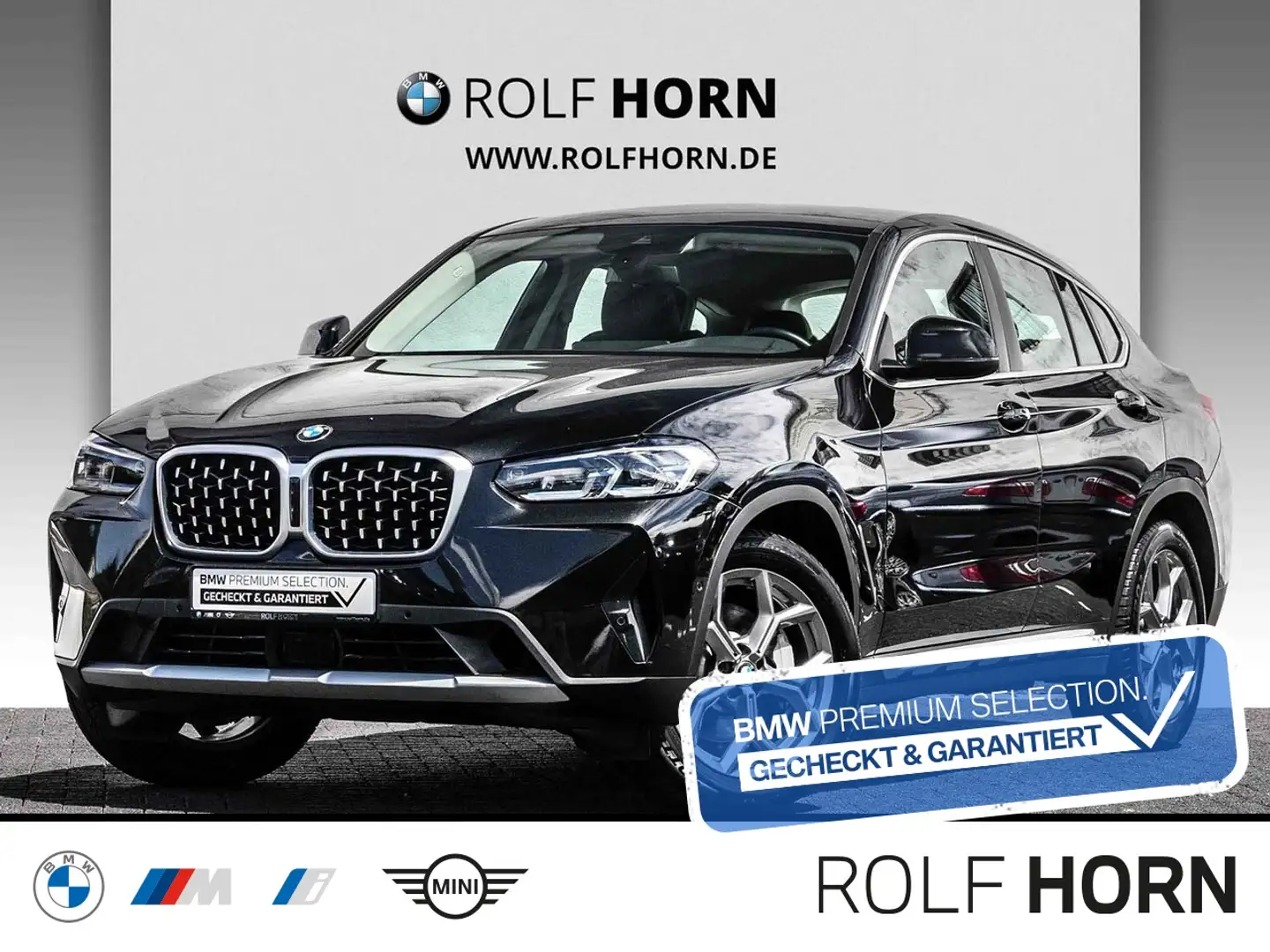 BMW X4 xDrive30i Autom Navi HeadUp Laser RFK Komfort Schwarz - 1