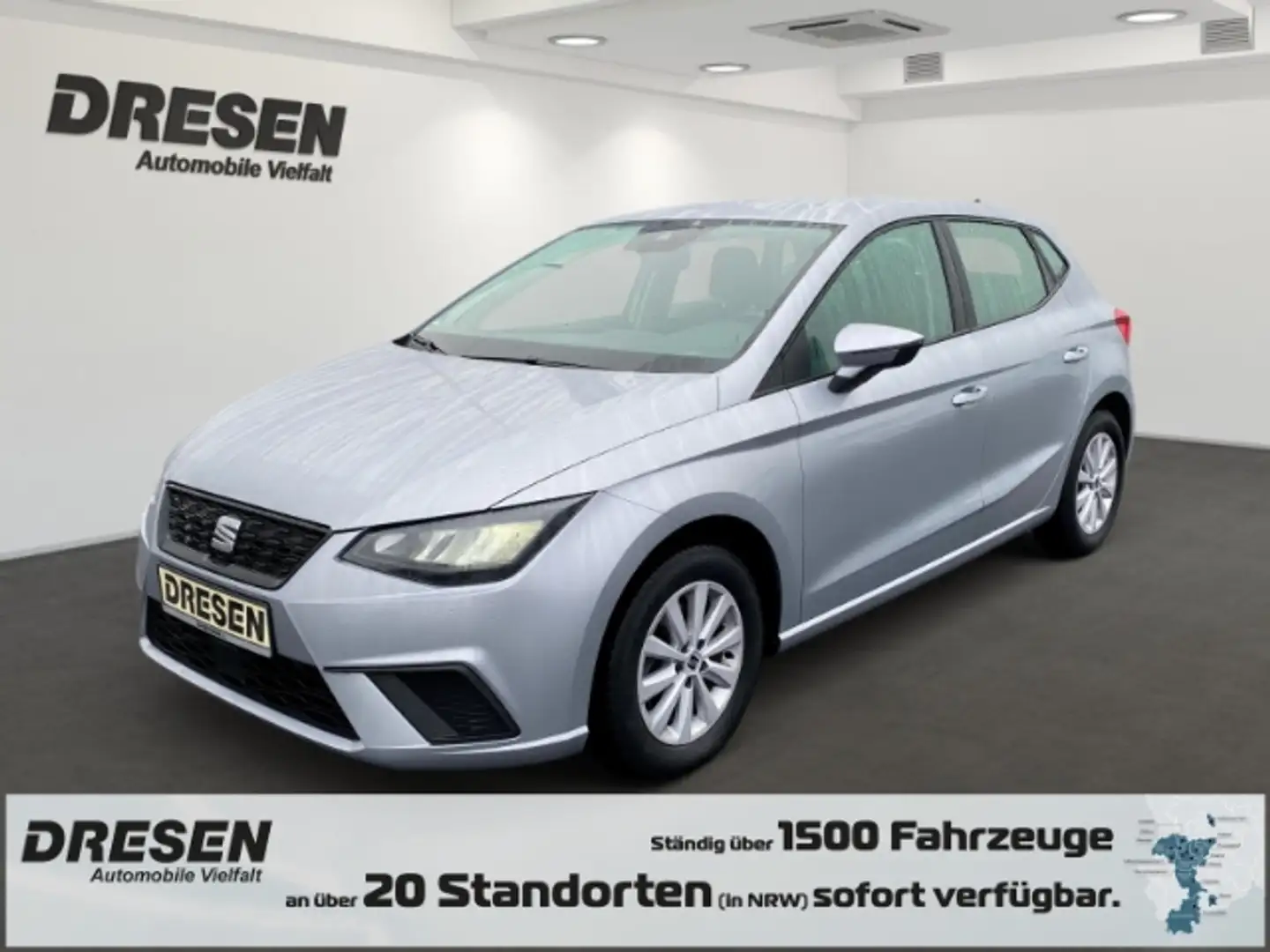 SEAT Ibiza Style 1.0 TSI DSG /Full_Link / PDC / Tempomat Silber - 1