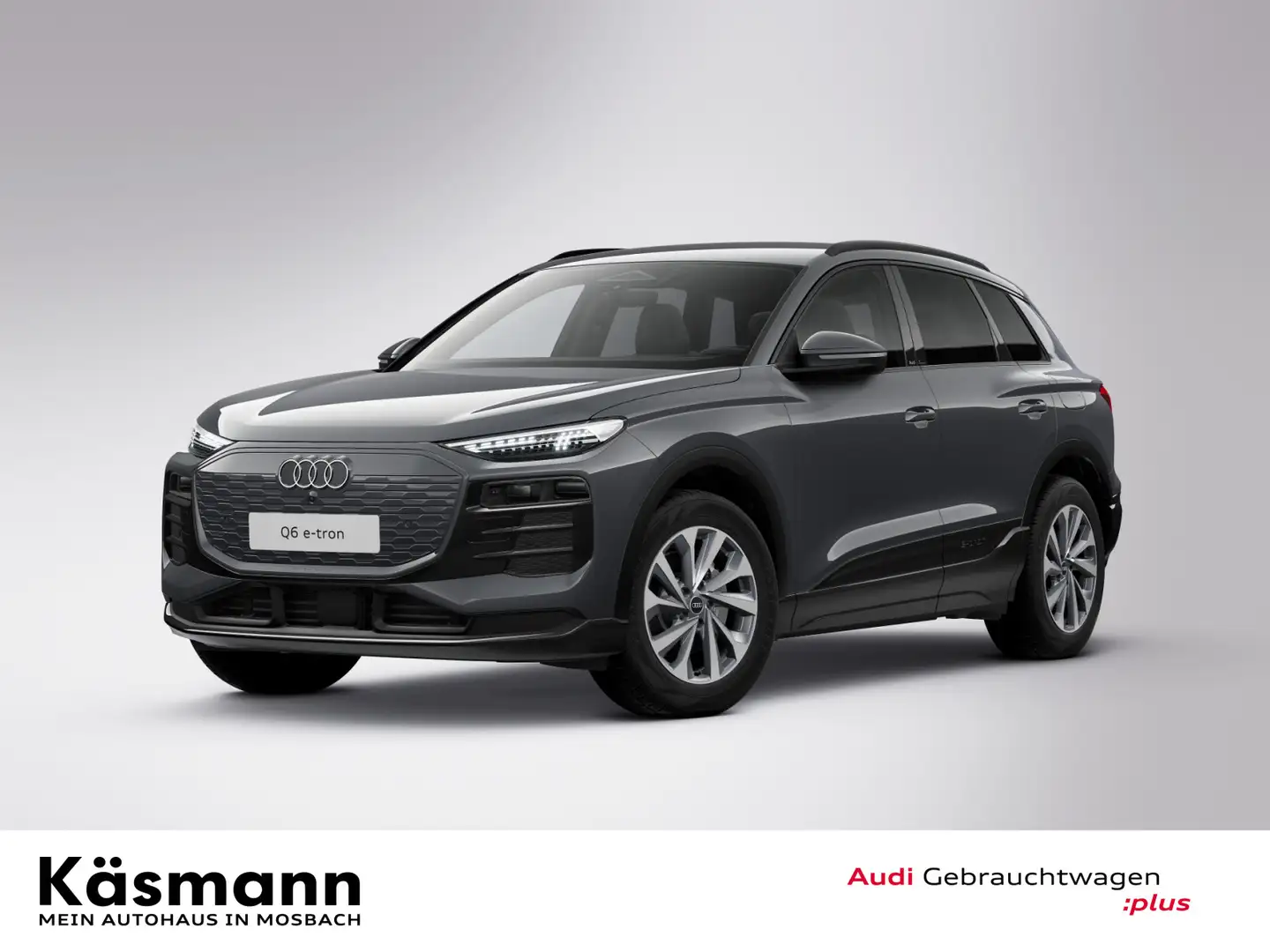 Audi Q6 e-tron quattro S line AHK 360° SHZ MATRIX Gris - 2