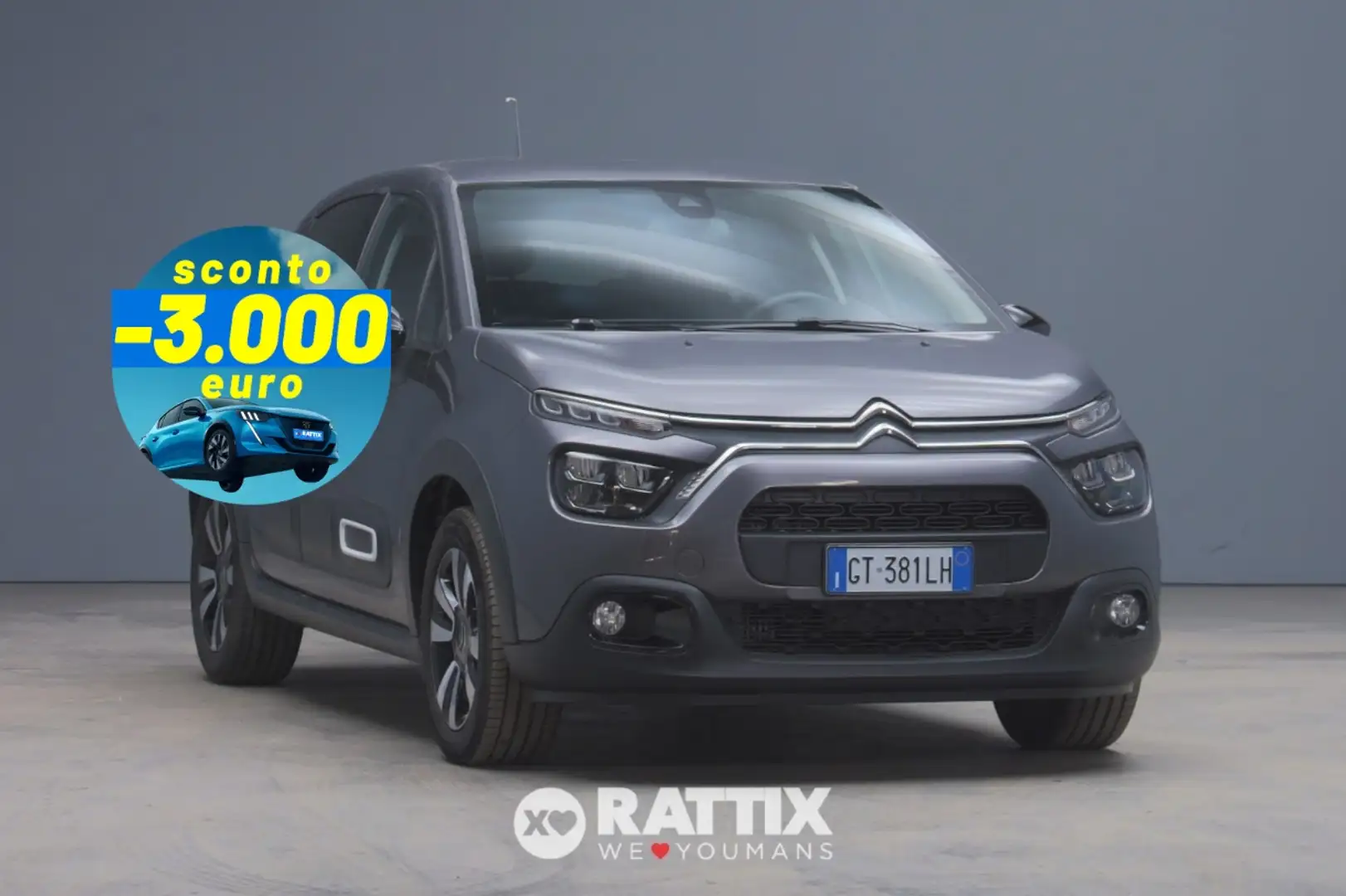 Citroen C3 1.2 Puretech 110CV Max EAT6 Gris - 1