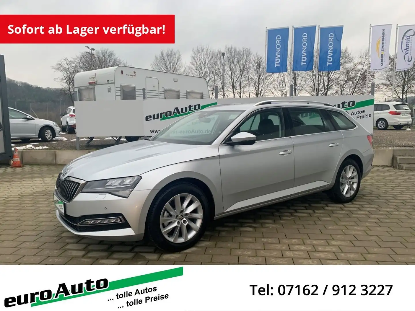 Skoda Superb Kombi Style 2.0 TDi DSG Silber - 1