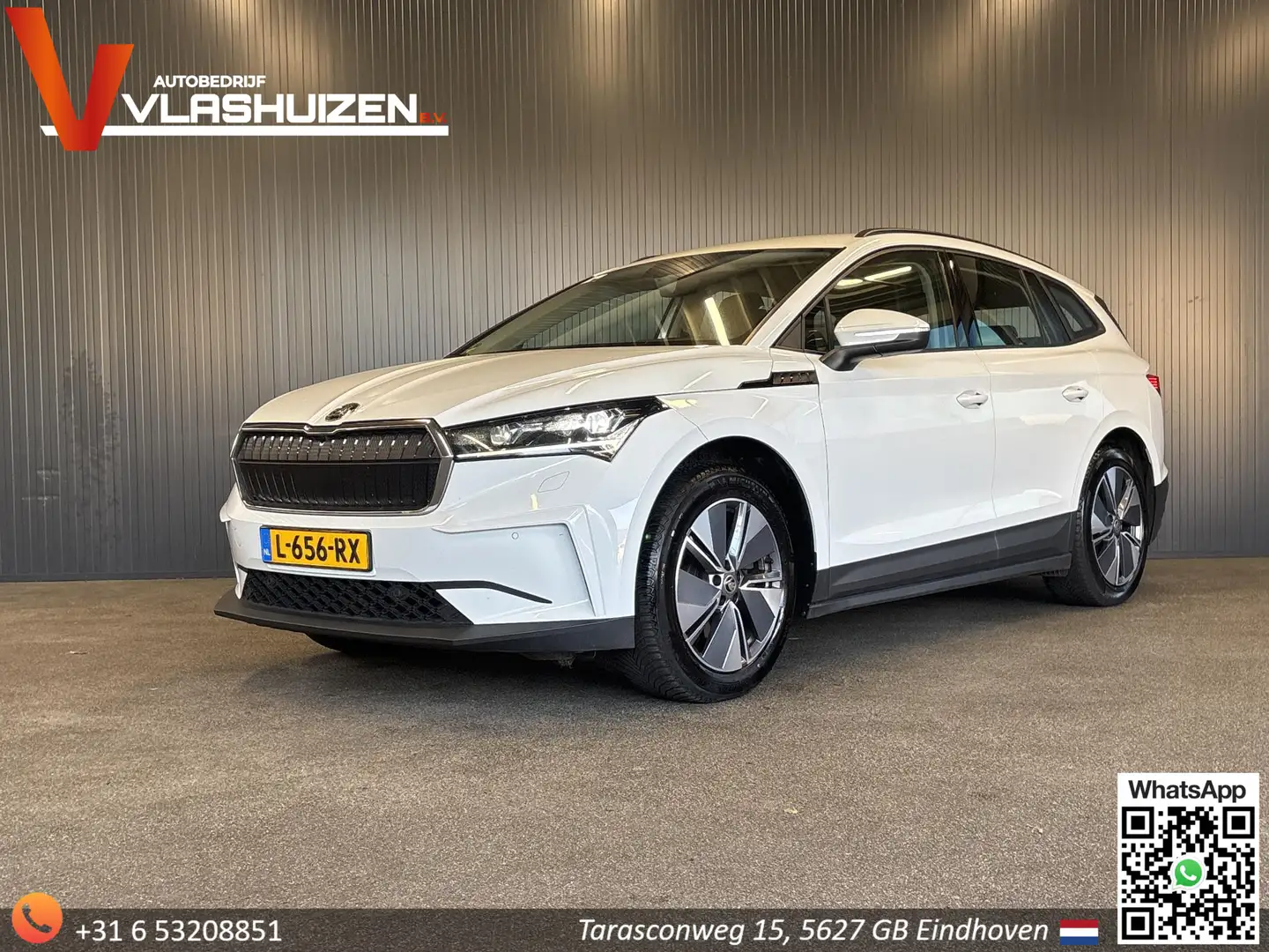Skoda Enyaq iV 60 | € 14.450,- NETTO! | Camera | Carplay | 1/2 Wit - 1