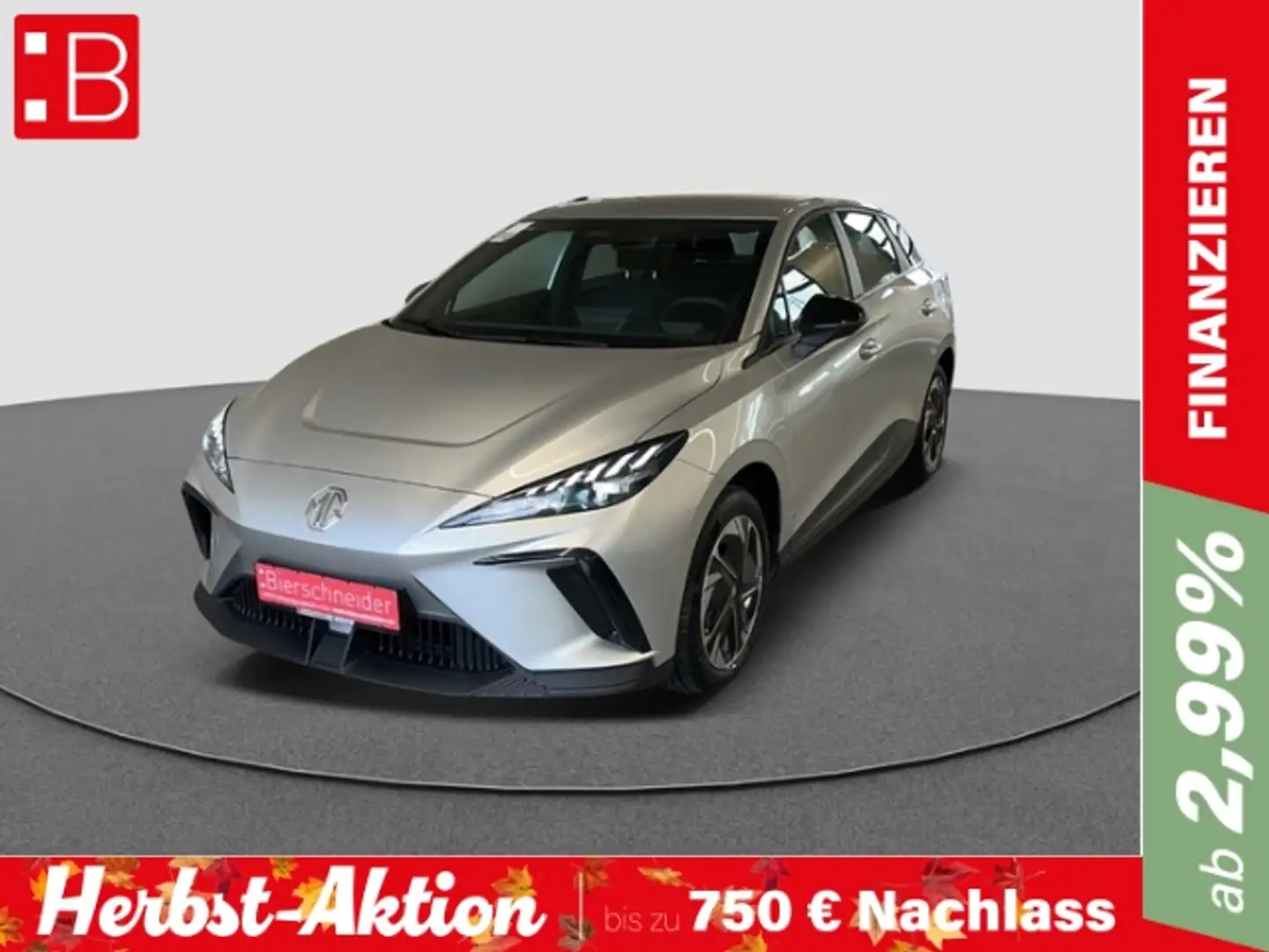 MG MG4 4 Standard ab 69 EUR mtl. - 17 KEYLESS ACC SHZ Argento - 1