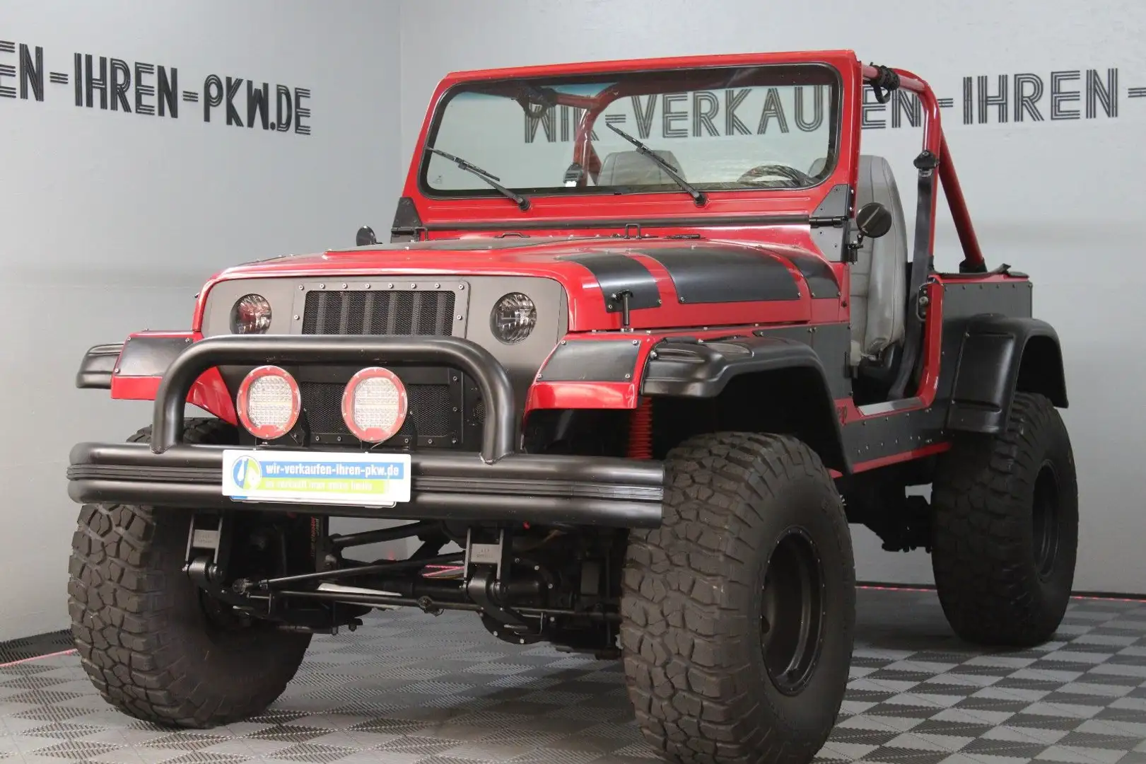 Jeep Wrangler YJ 4.2 LPG-H Zulassung-Hardtop-Türen- Roşu - 2