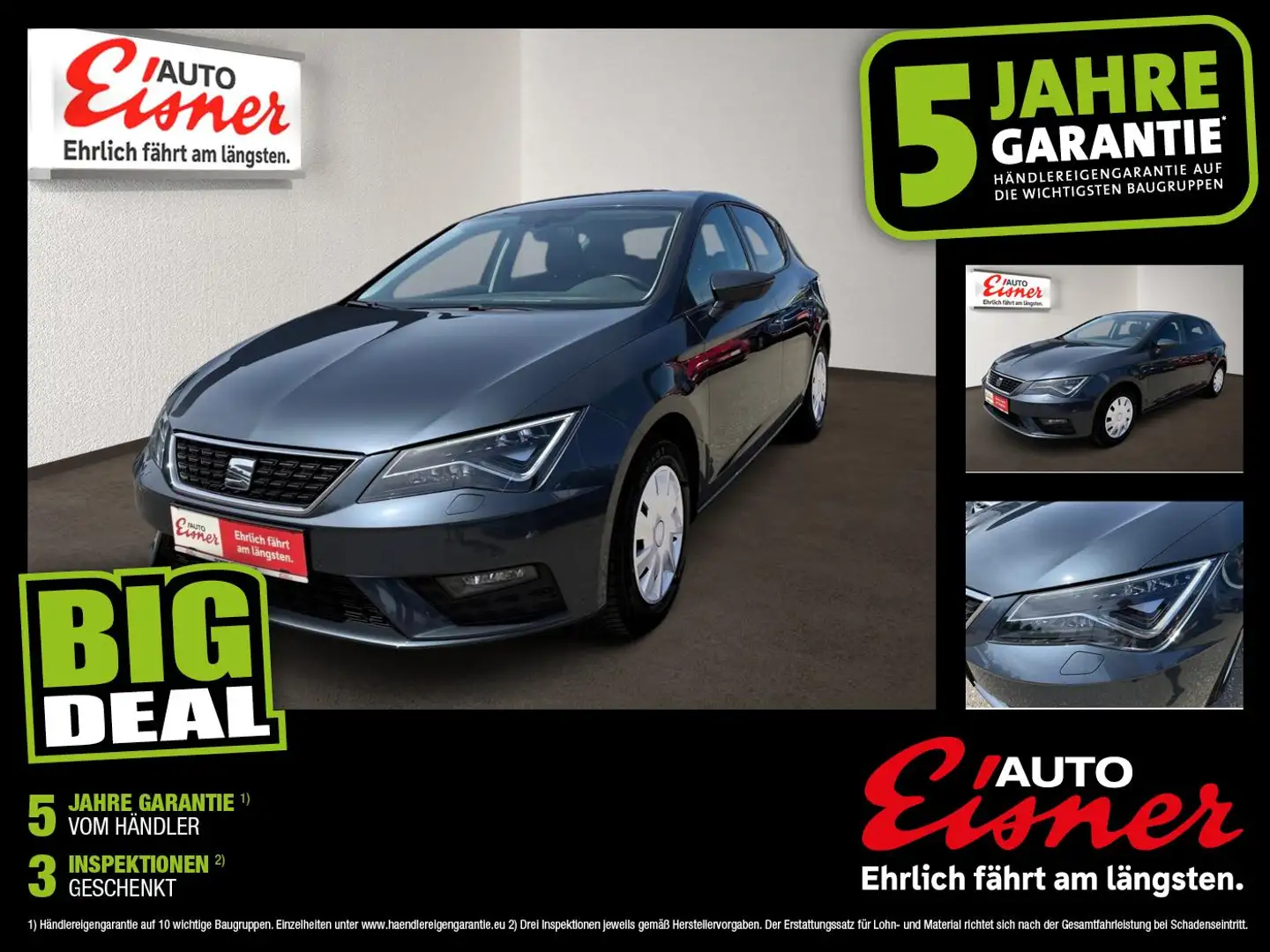 SEAT Leon 1.0 TSI Style 2xKlima DynLicht Facelift LED Grau - 1