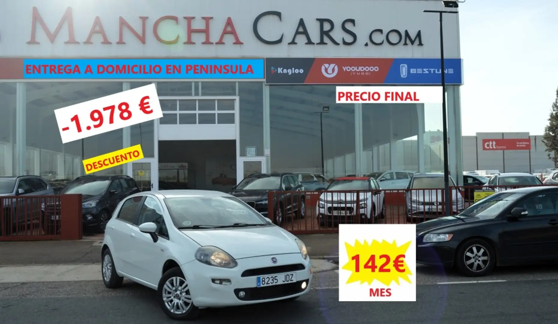 Fiat Punto 1.3Mjt Easy E5+ Blanco - 1