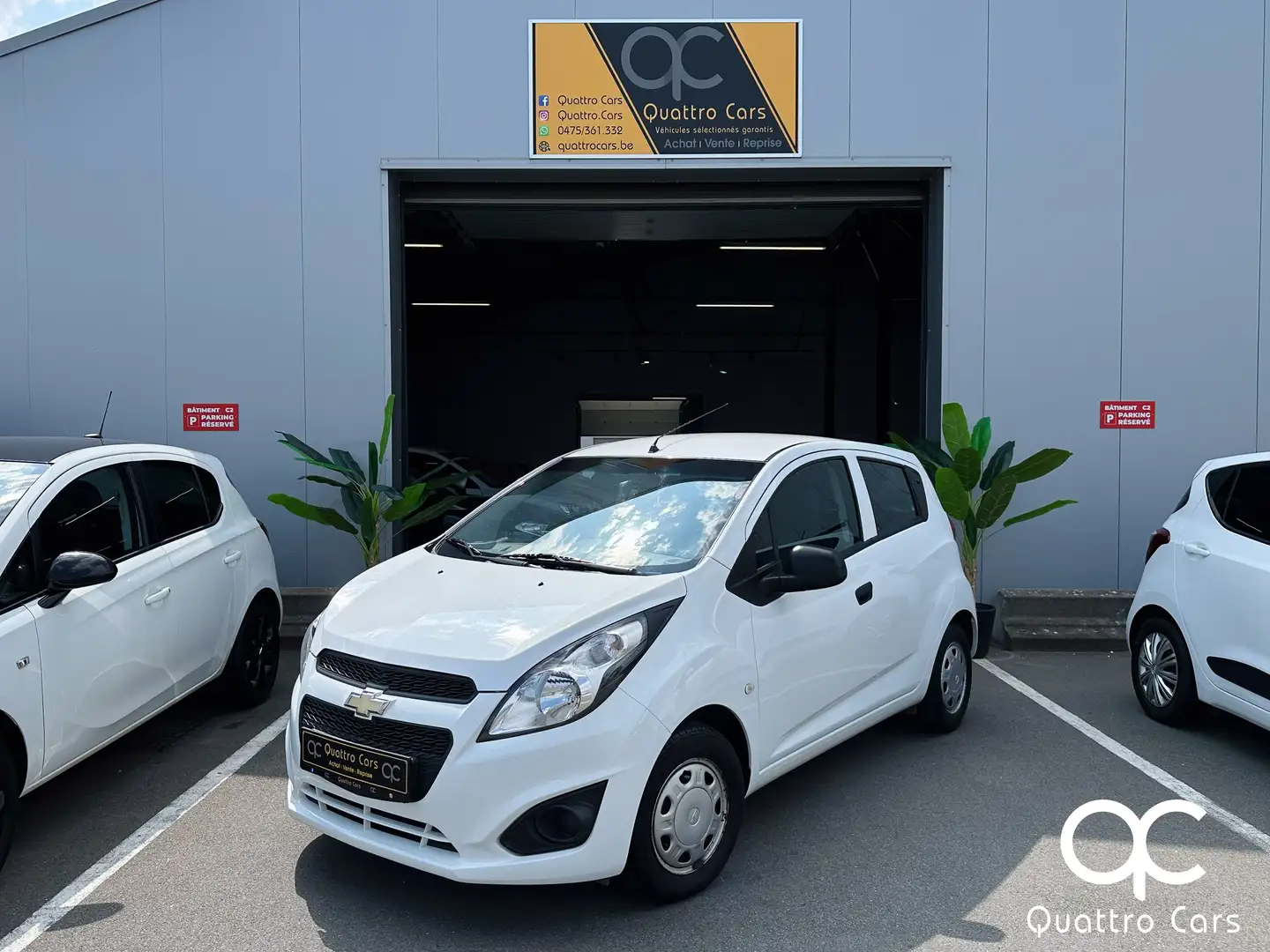 Chevrolet Spark 1.0i - Très propre - Garantie 1 an Blanc - 2