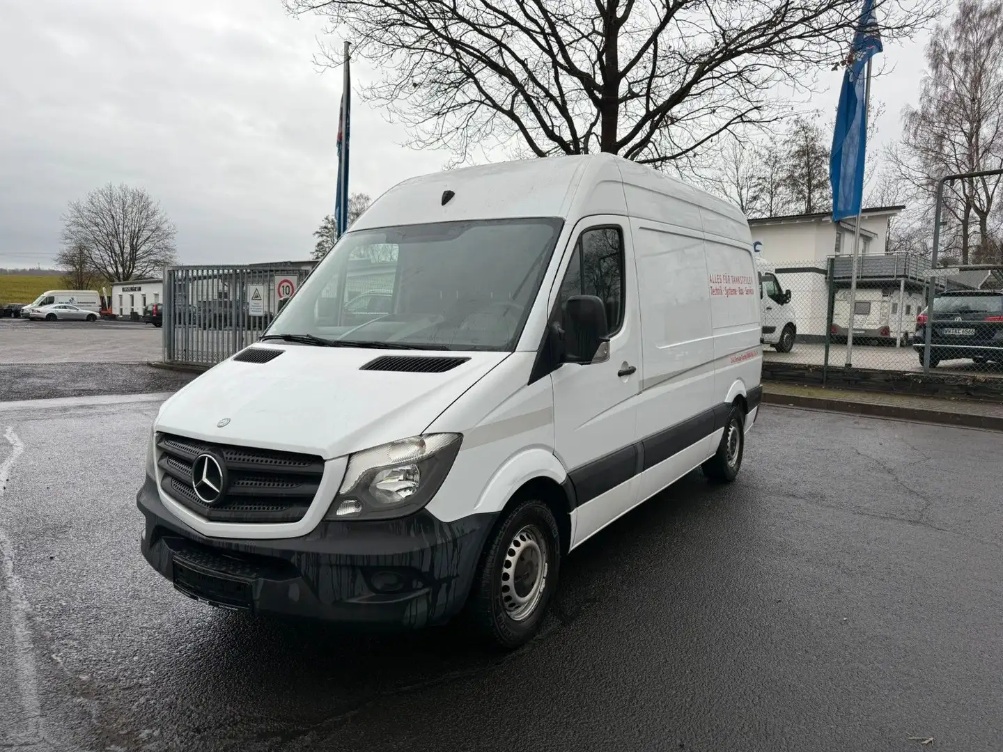 Mercedes-Benz Sprinter II Kaste 313CDI*1Hand*ServiceVOLL* Blanc - 2