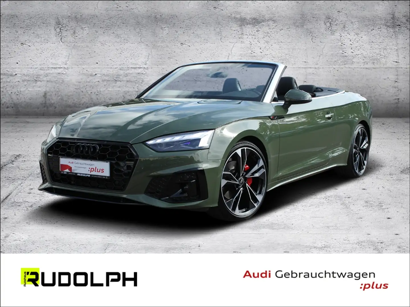 Audi A5 Cabriolet 40 TDI S line S-tronic MATRIX ACC  NAVI Grün - 1