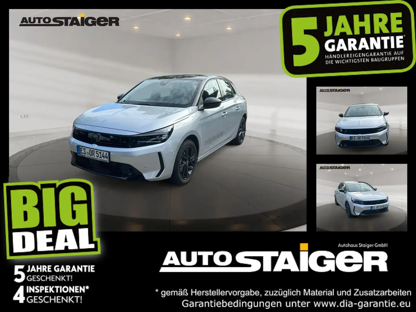 Opel Corsa F 1.2 Turbo GS LED+SHZ+Fernlichtass.+Kam. Grau - 1