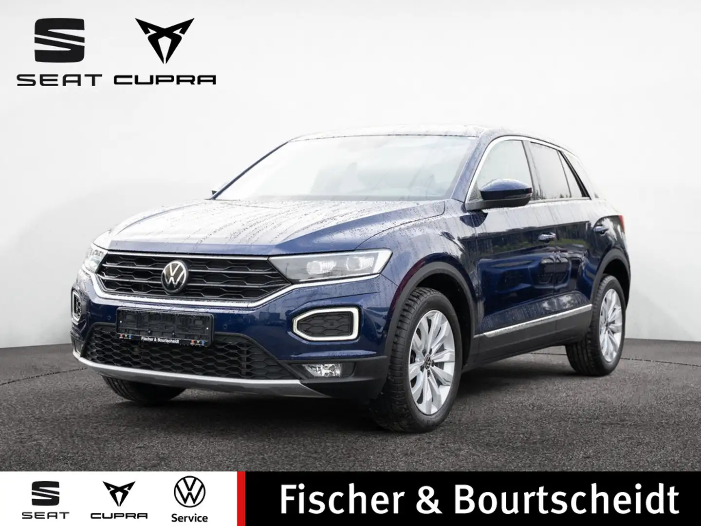 Volkswagen T-Roc 1.5 TSI Sport DSG NAVI AHK LED KAMERA V Blau - 1