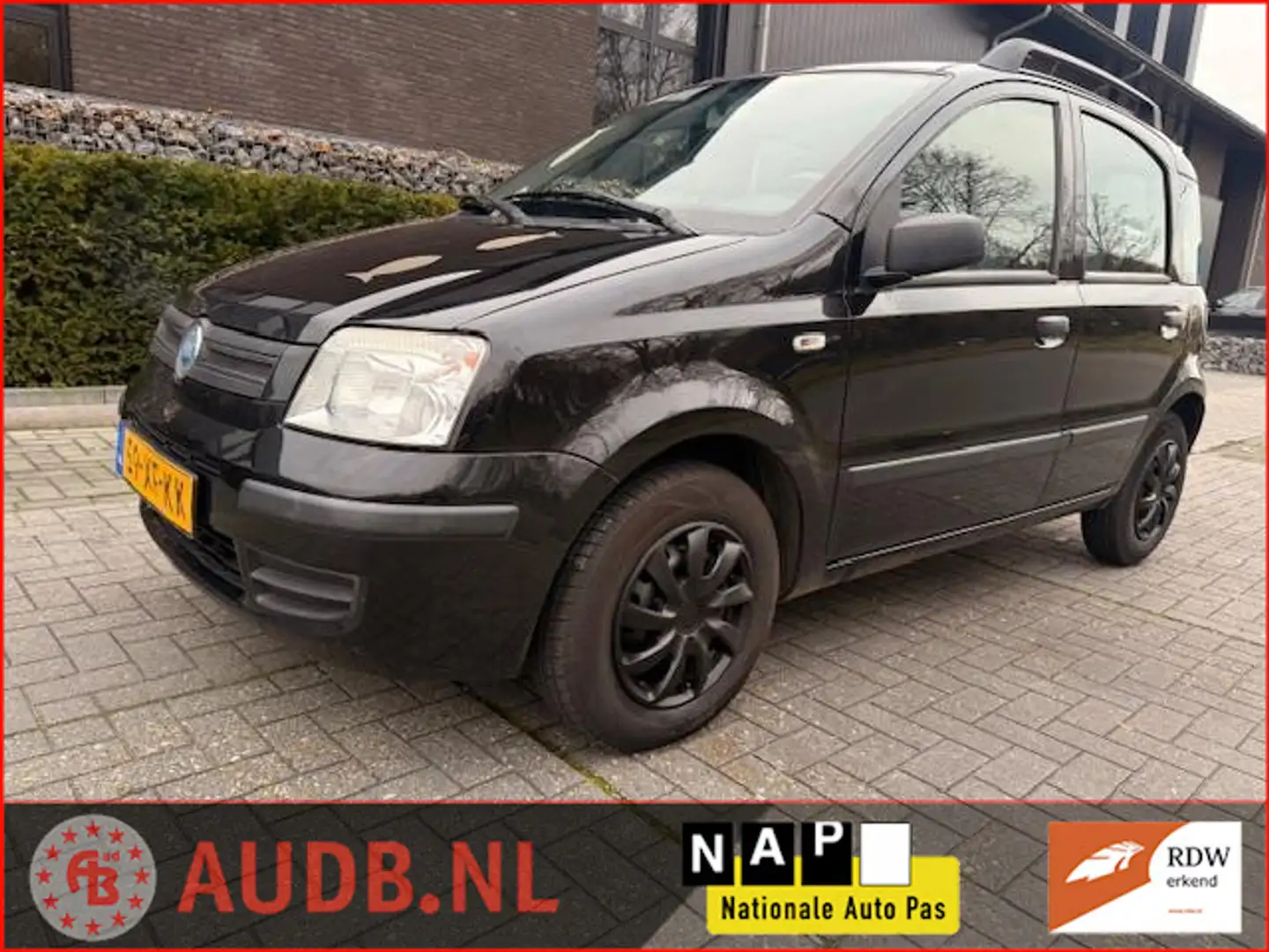 Fiat Panda 1.2 Edizione Cool| NWE.APK| AIRCO|NETTE AUTO| Zwart - 1