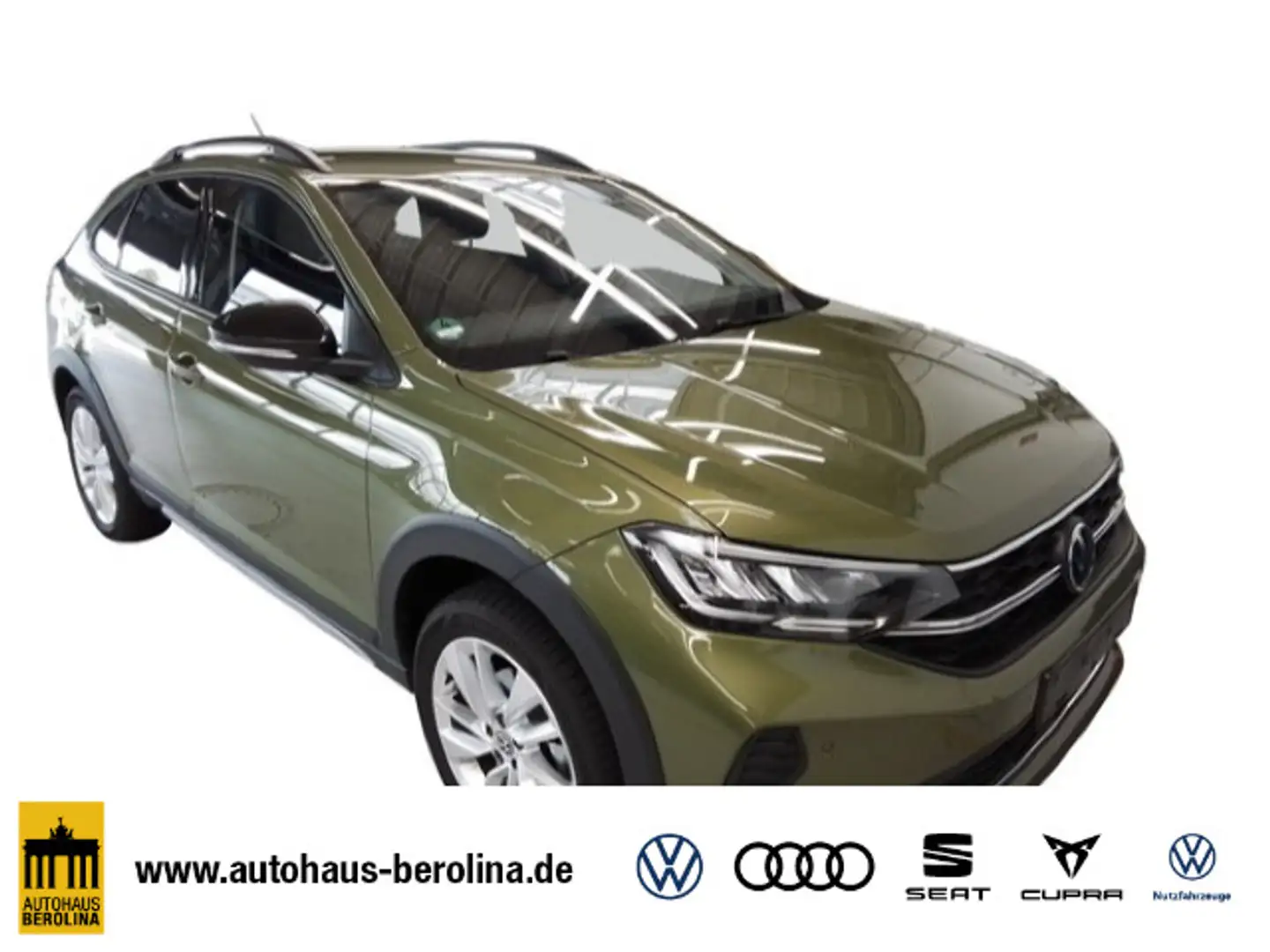 Volkswagen Taigo 1.5 TSI Goal DSG *ACC*R-CAM*App-Connect* Grün - 1