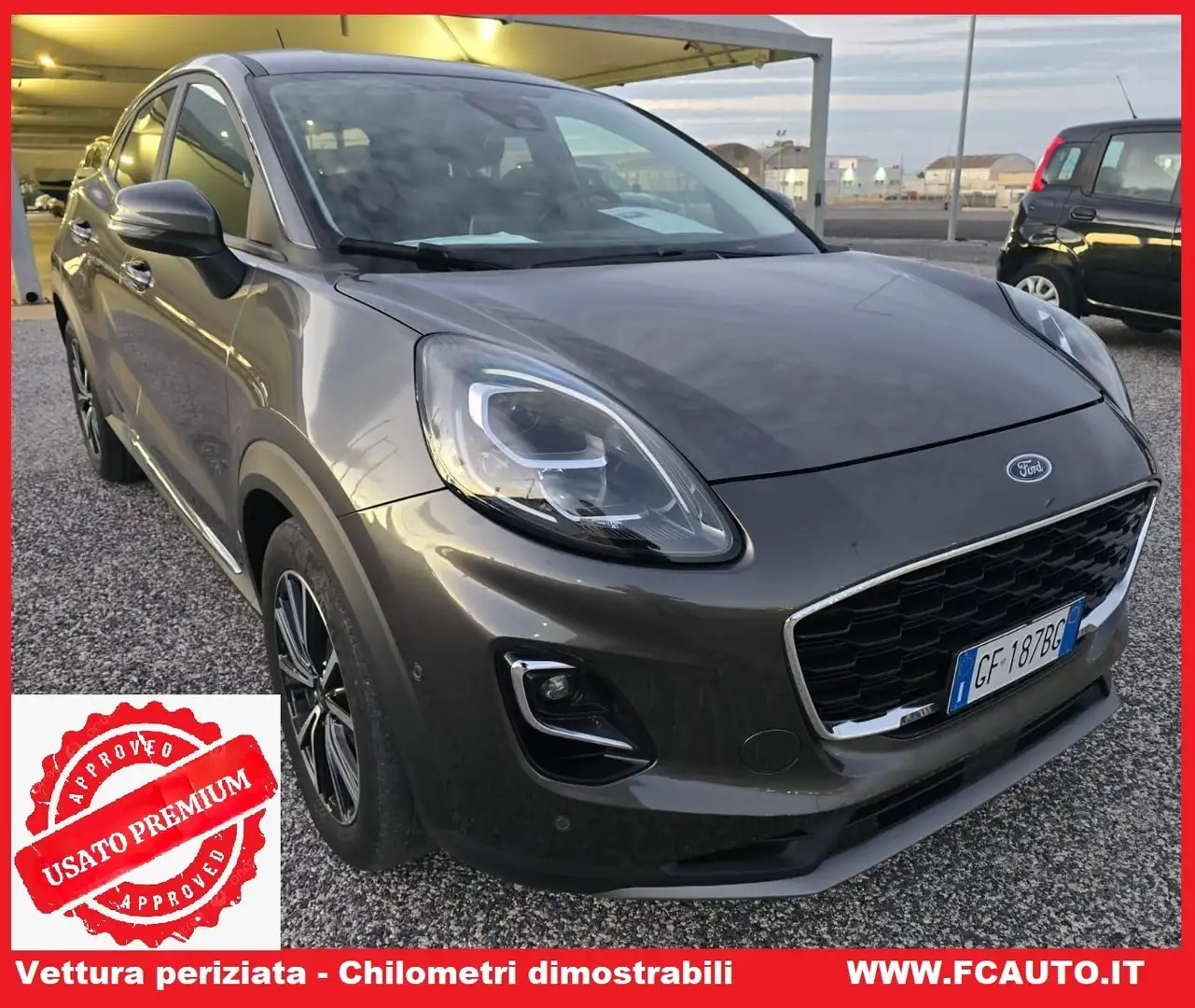 Ford Puma 1.0 EcoBoost Hybrid 125 CV S&S Titanium Grigio - 1