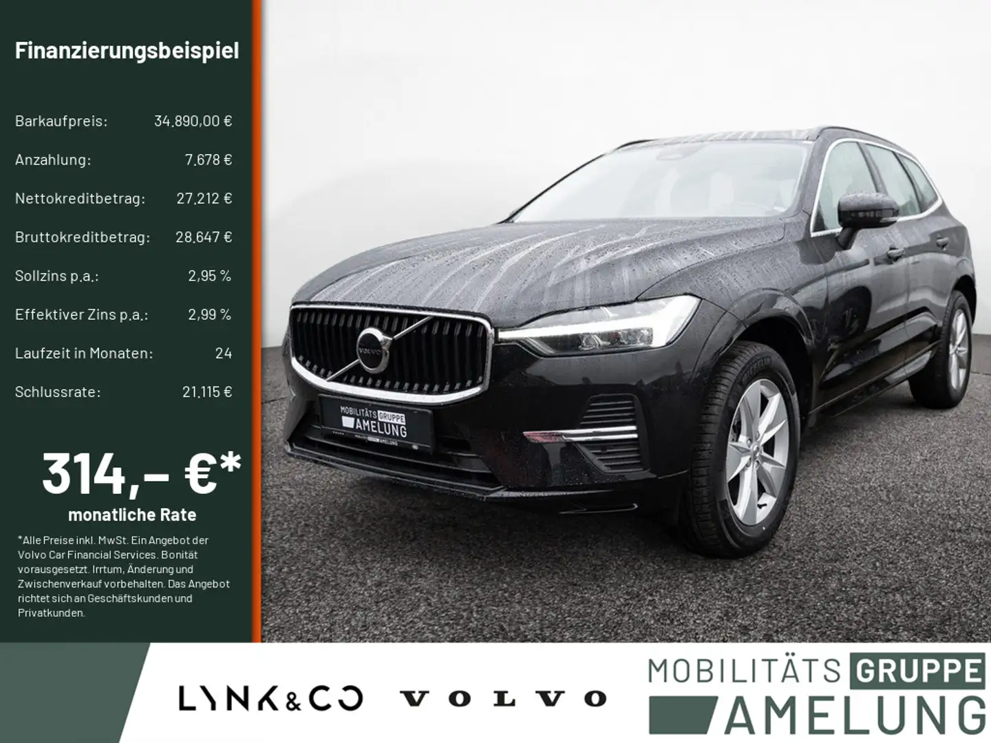 Volvo XC60 B4 Core KLIMA PDC KAMERA NAVI FACEL. LED Schwarz - 1