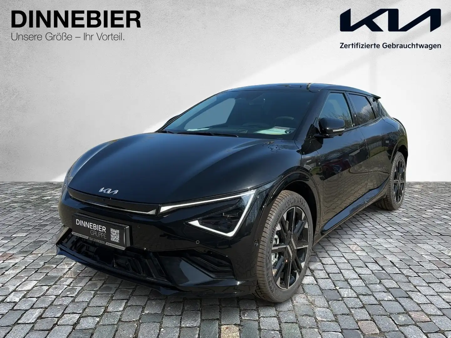 Kia EV6 GT-Line 84kWh RWD Glasdach+LED+360°Kamera Schwarz - 2