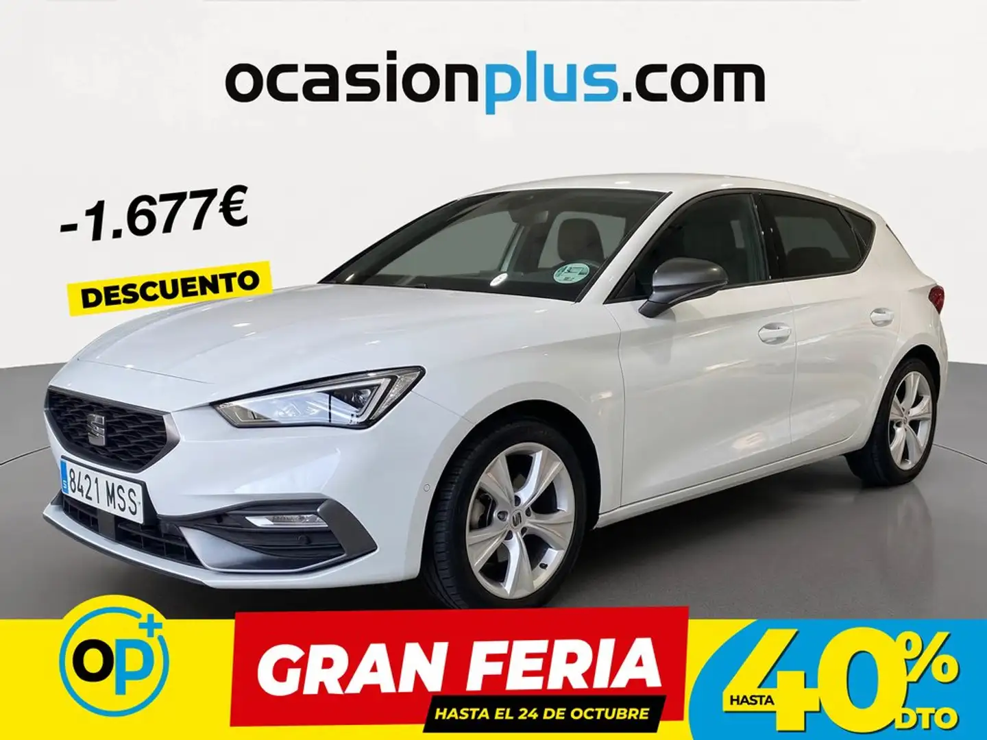 SEAT Leon 1.0 eTSI S&S FR DSG-7 110 Blanco - 1
