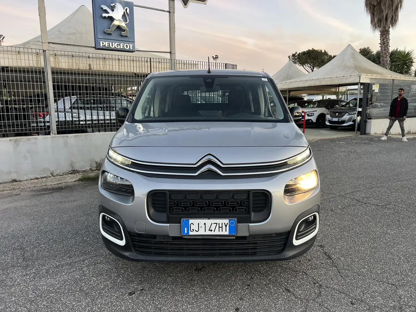 Citroen Berlingo 1.5 bluehdi N1 AUTOCARRO 5 POSTI Grijs - 2