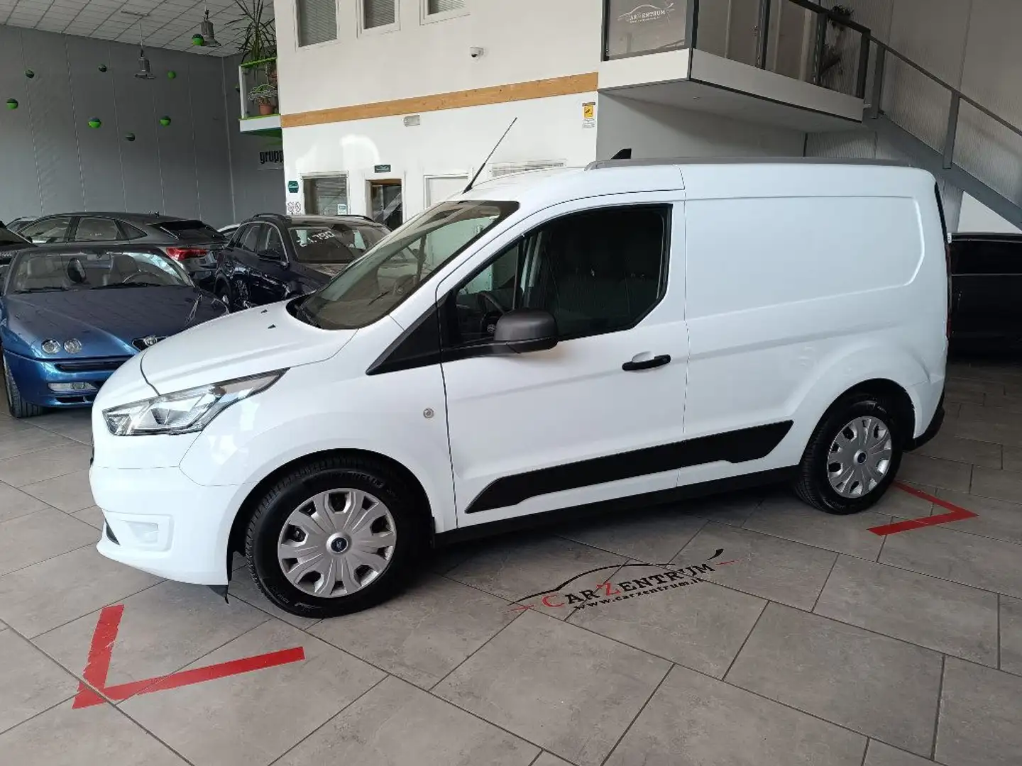 Ford Transit Connect 200 1.5 TDCi 100CV L1H1 PORTA LATERALE 3 POSTI Bianco - 2