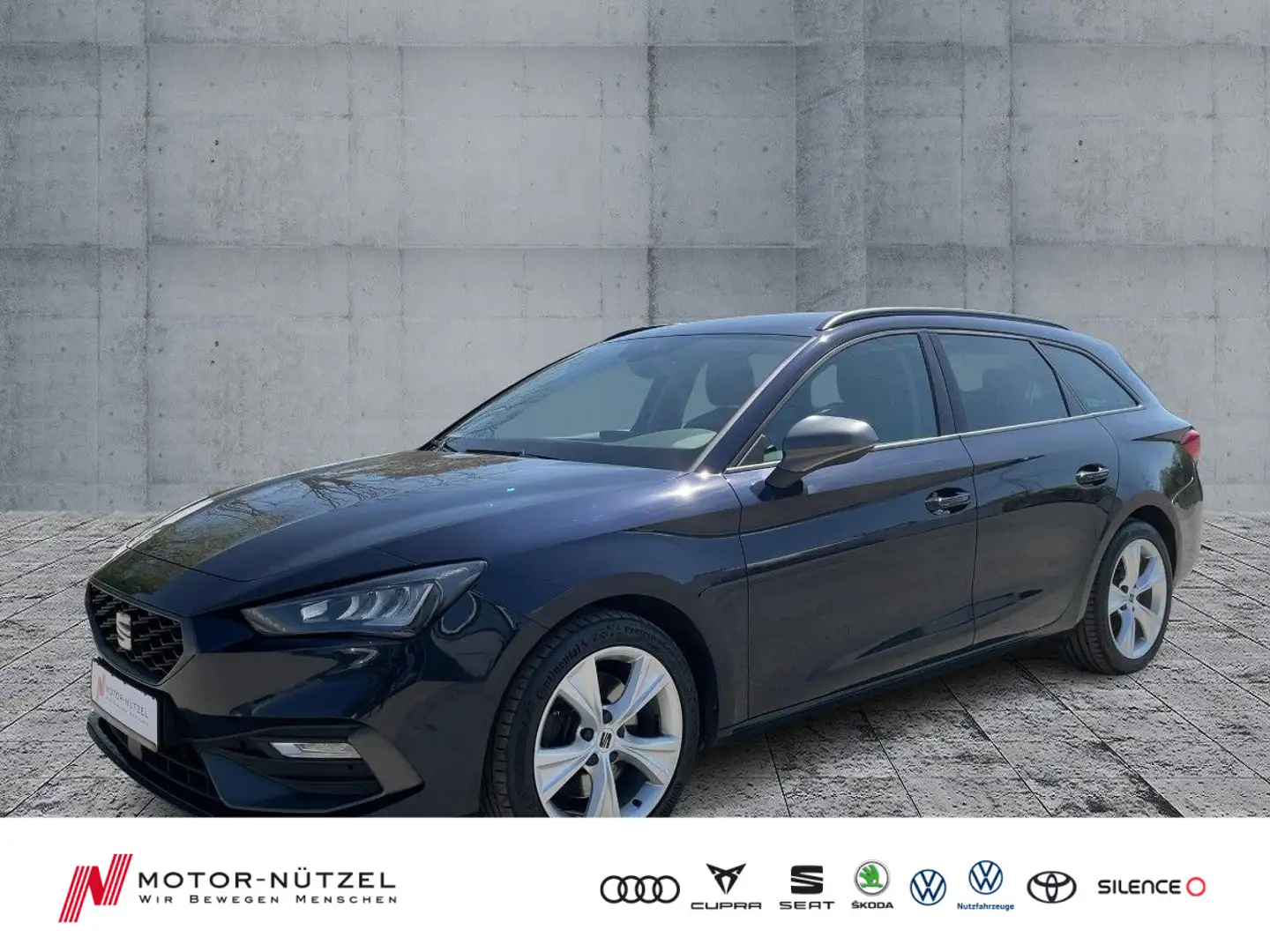 SEAT Leon ST 2.0 TDI DSG FR-LINE LED+NAVI+AHK+ACC+SHZ Blau - 1