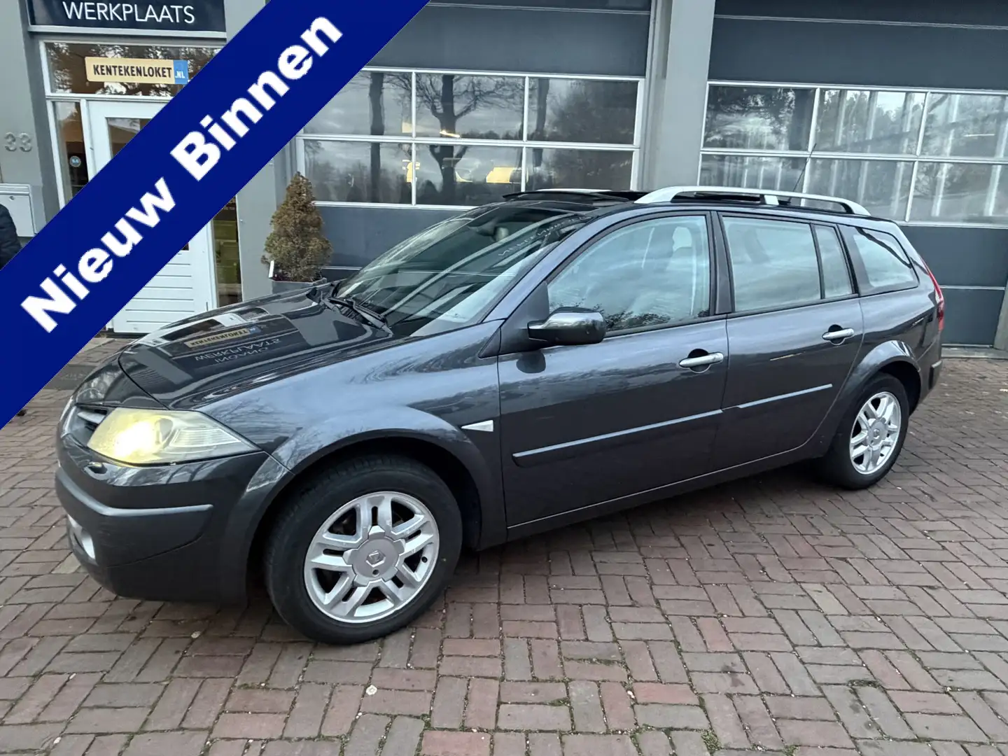 Renault Megane Grand Tour 1.5 dCi Tech Line Bj 2008 Panodak,Schui Gris - 1