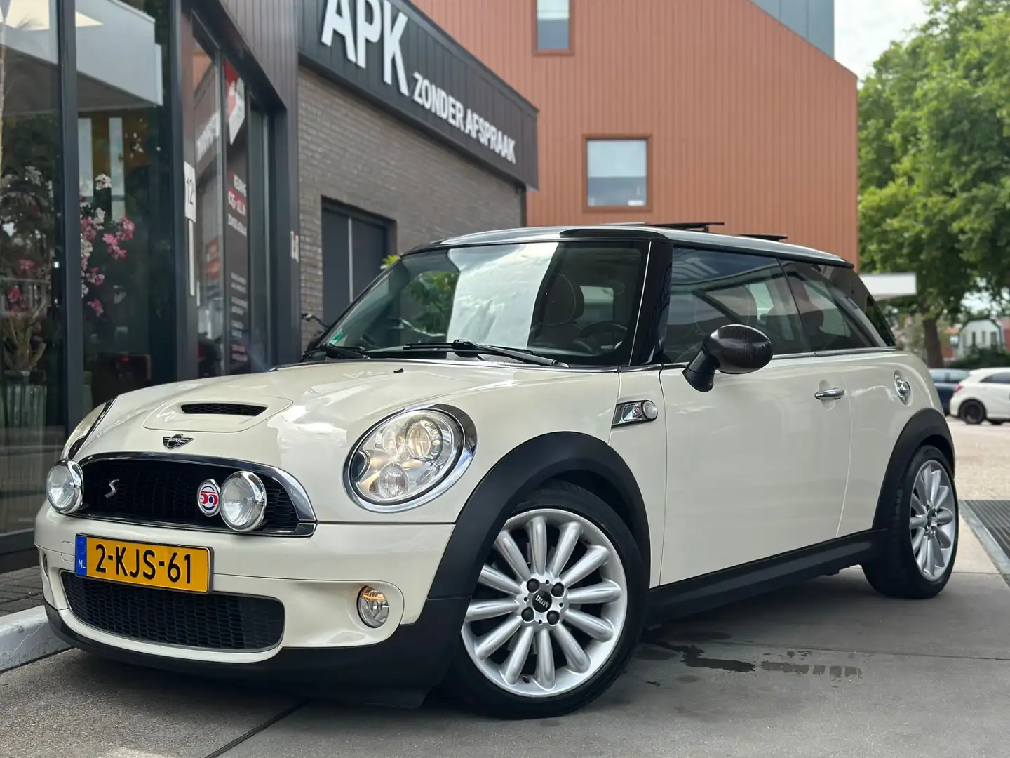 MINI Cooper S Mini 1.6 Mayfair | Pano |Stoelverw. | Leder Wit - 1