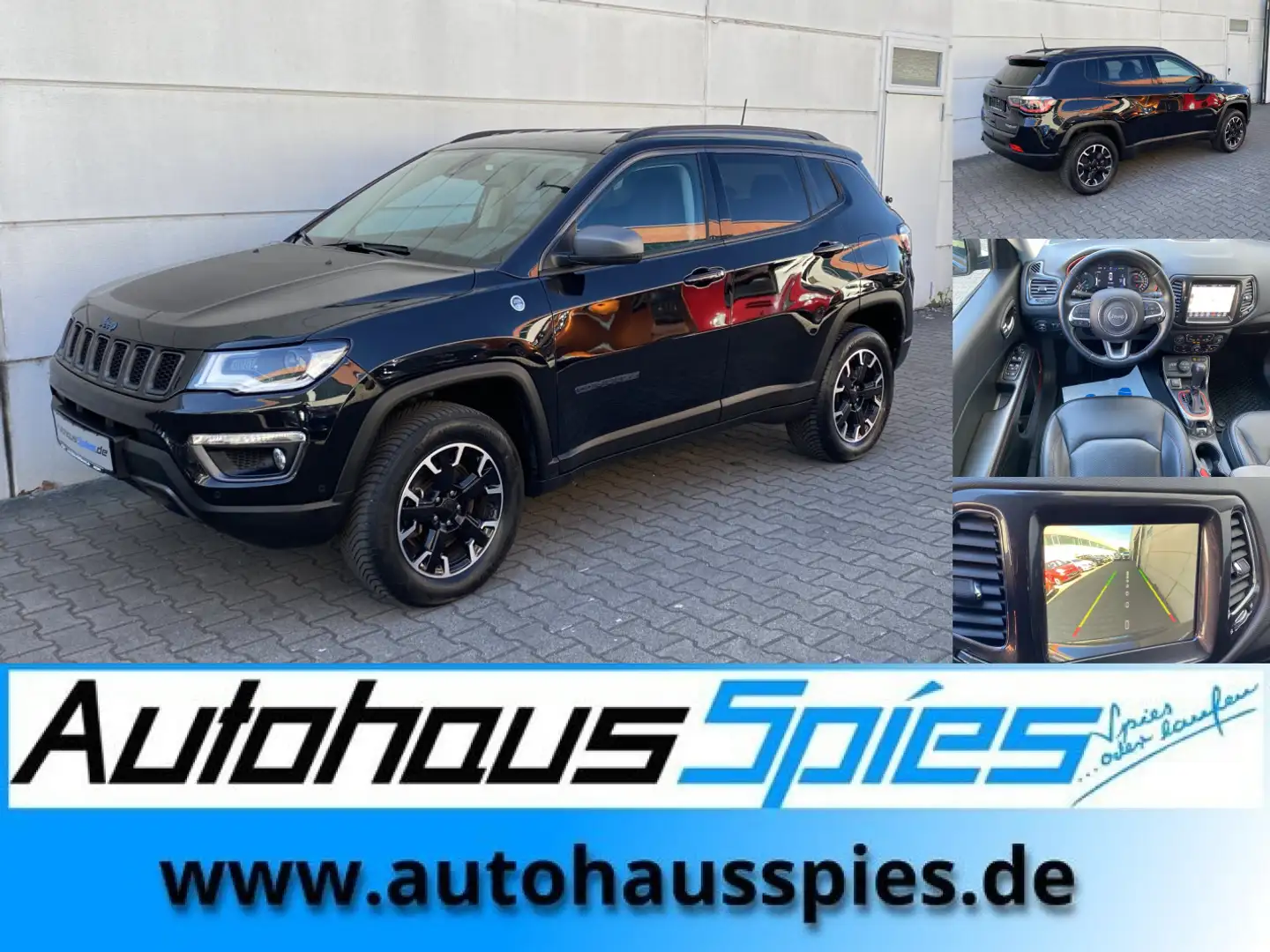 Jeep Compass 1.3 4xe Plug-In Hybrid Aut. Trailhawk 4WD Leder RK Schwarz - 1