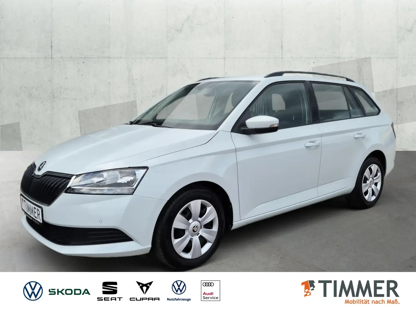 Skoda Fabia Combi 1.0 TSI DSG *TEMPO *CLIMA *DAB *SHZ *PDC *A Weiß - 1