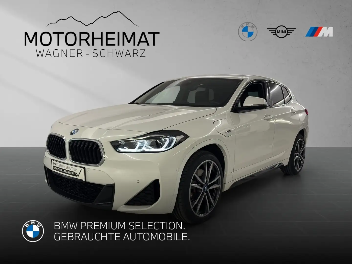 BMW X2 xDrive25e M Sport 19" Leder RFK HUD HiFi Weiß - 1