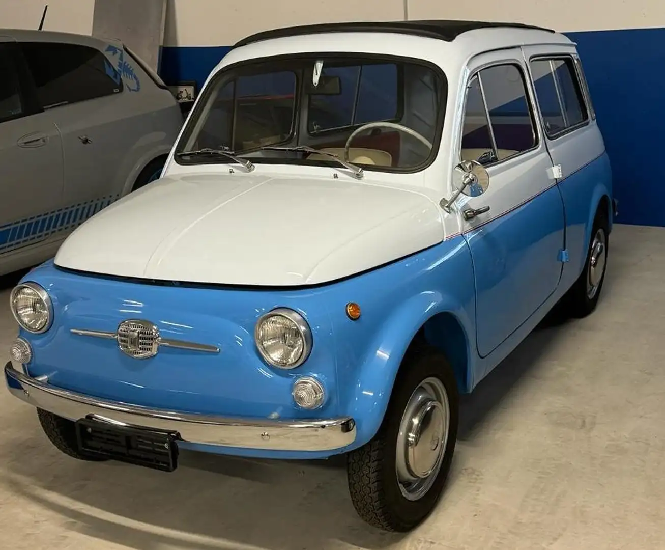Fiat 500 Giardinetta Blau - 1