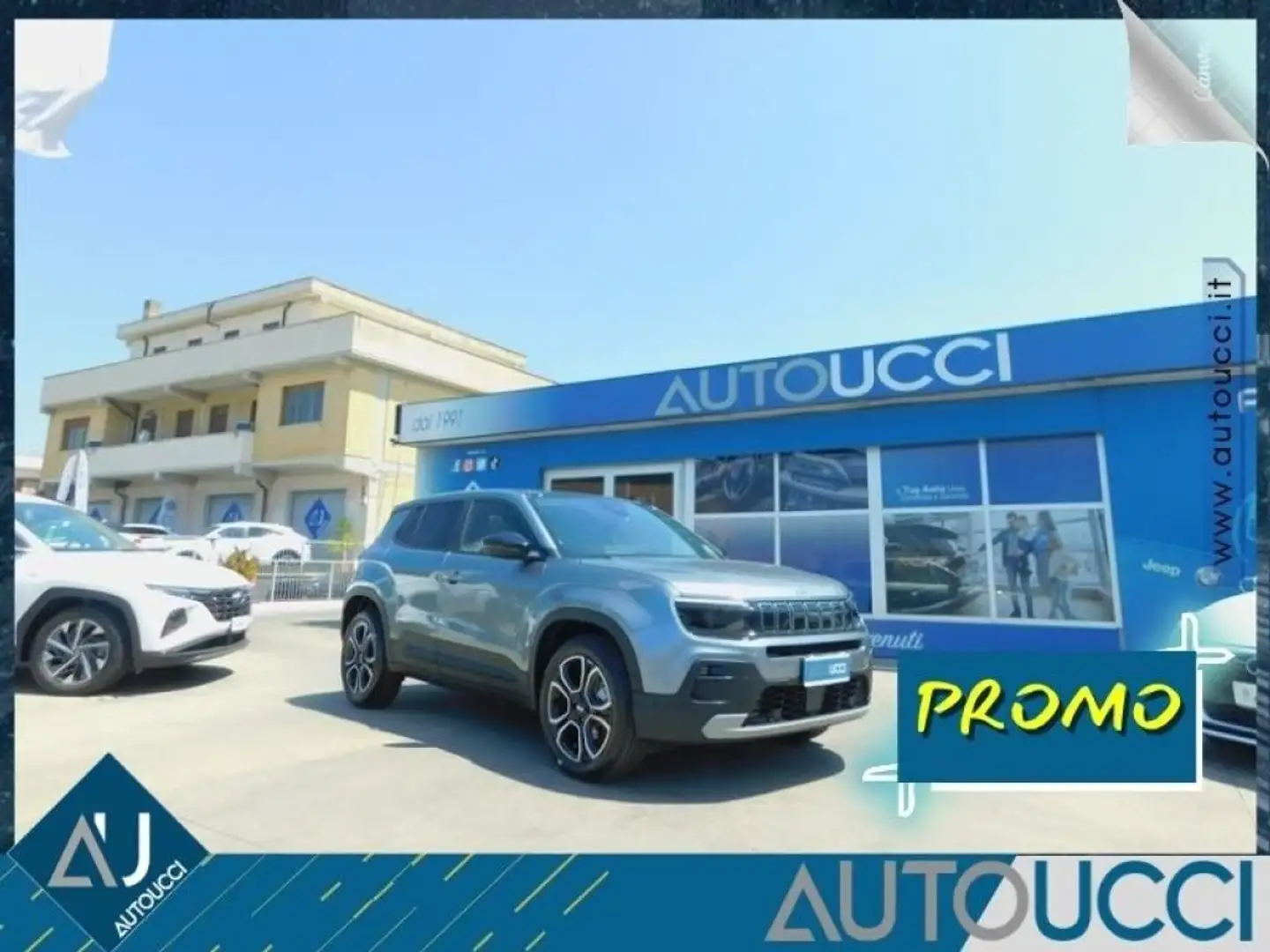 Jeep Avenger 1.2 Turbo 100 CV MHEV Summit Grijs - 1