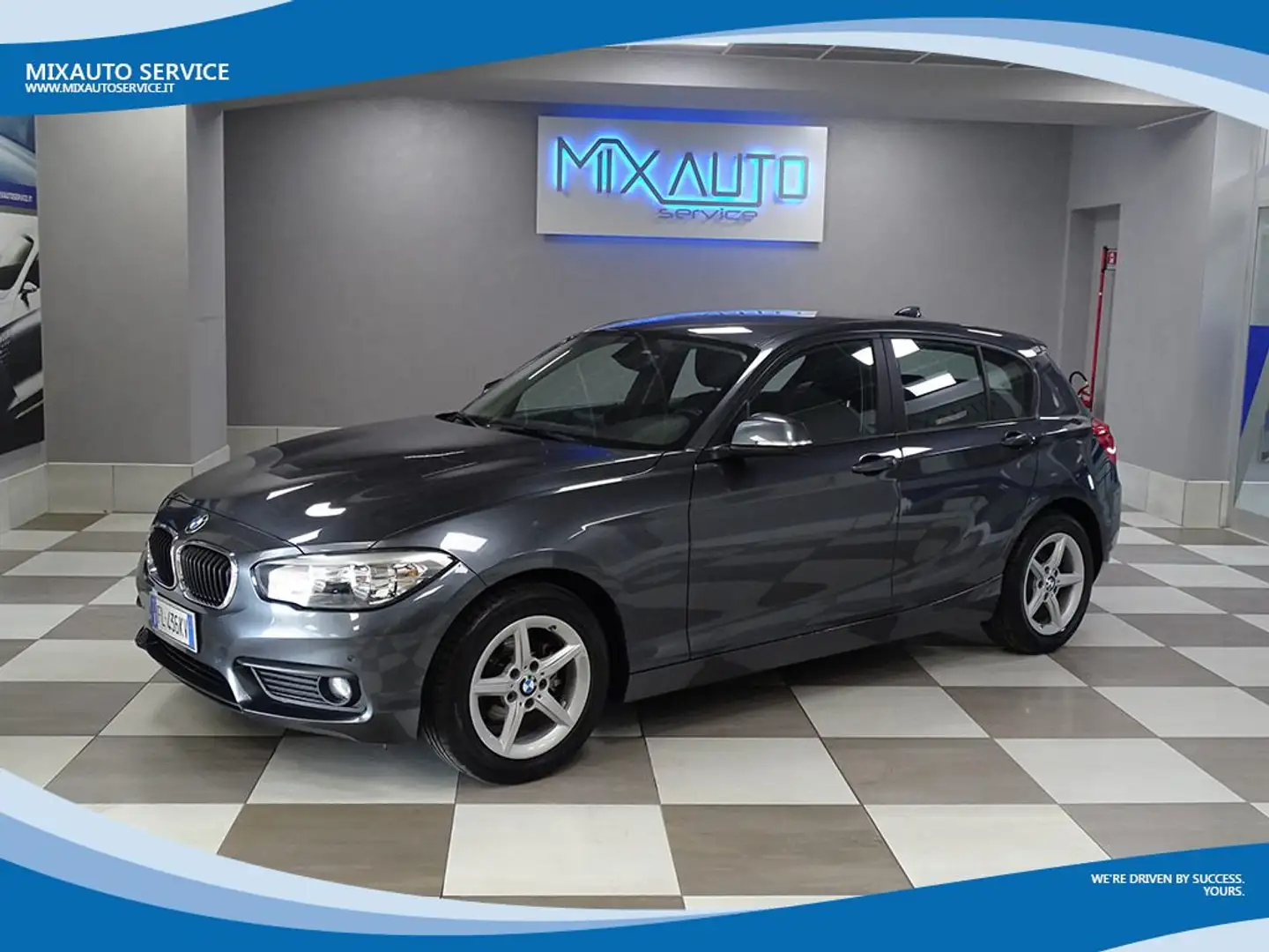 BMW 116 D 5 Porte Business AUT EU6 Grigio - 1