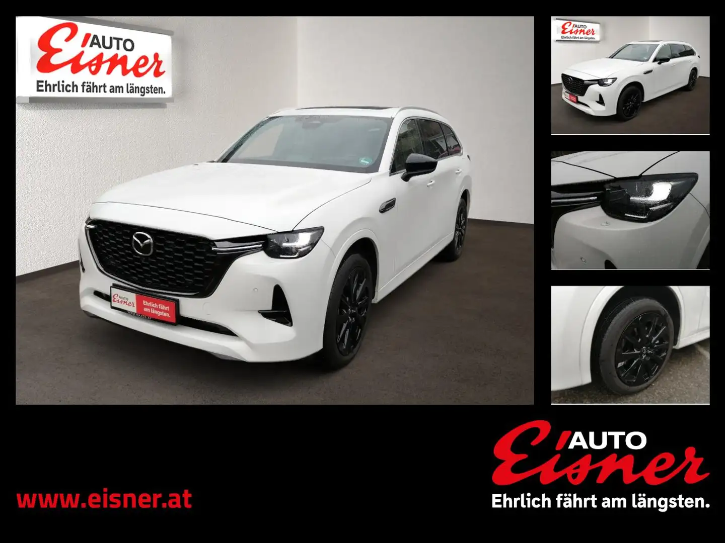 Mazda CX-80 AWD HOMURA TOP Ausstattung Sitzlüftung Weiß - 1