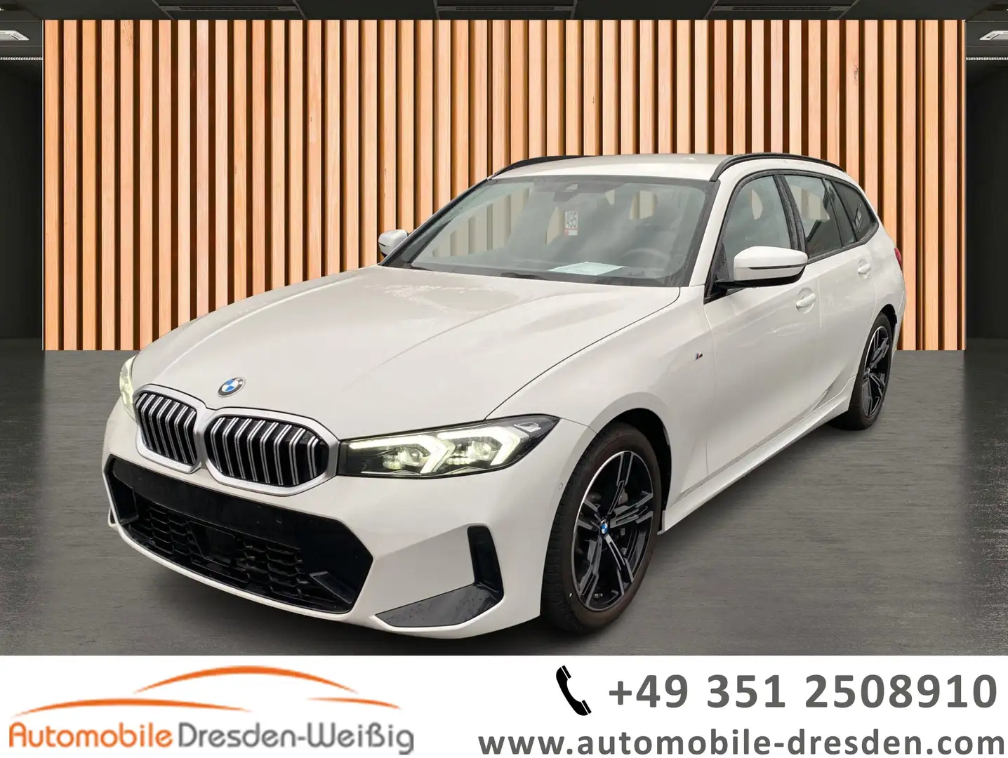 BMW 330 i Touring xDrive M Sport*ACC*HiFi*Kamera* Weiß - 1
