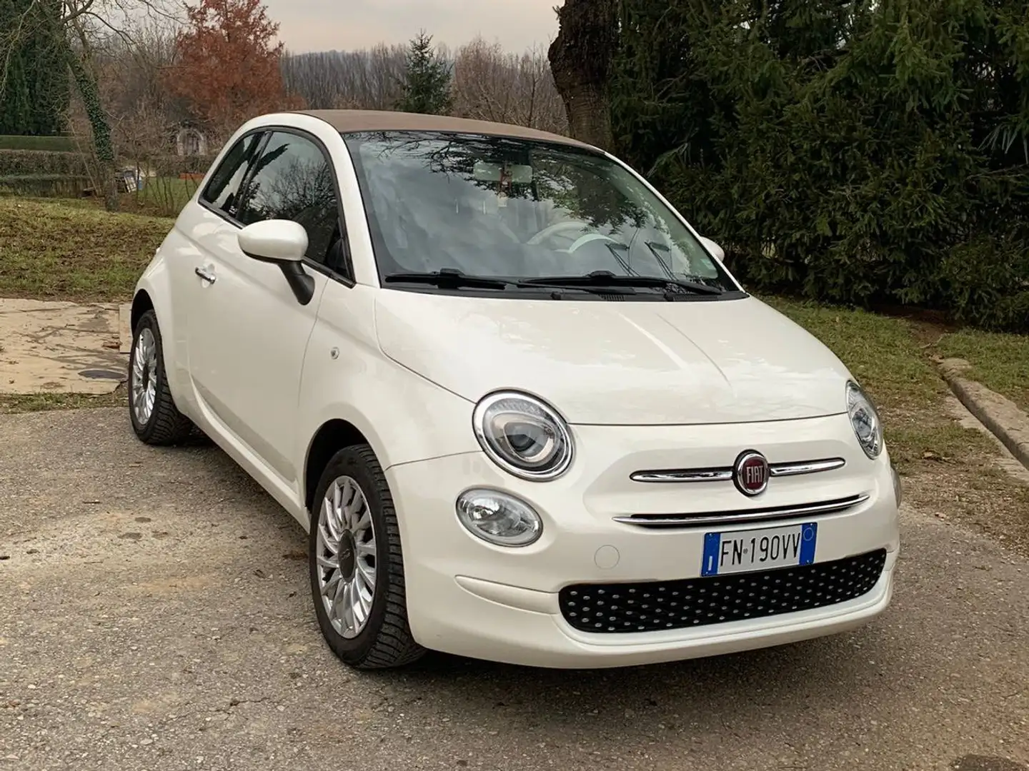 Fiat 500C 500C 1.2 Lounge Bianco - 1