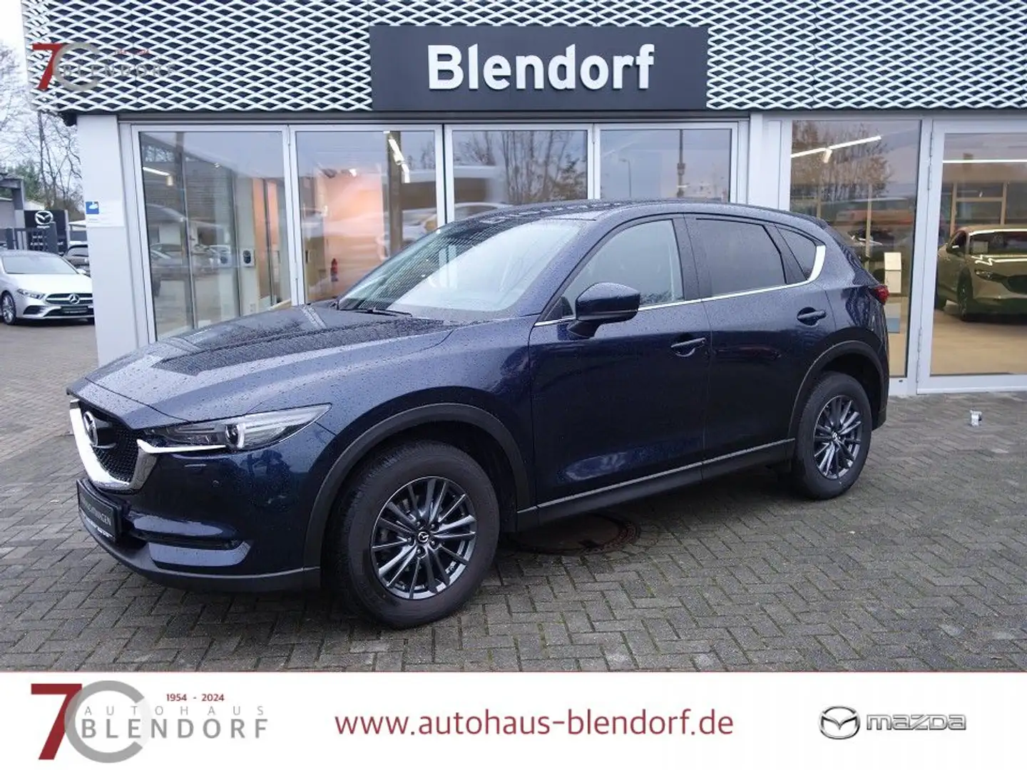 Mazda CX-5 Exclusive 165 Navi|360° Kamera|AHK Blau - 1