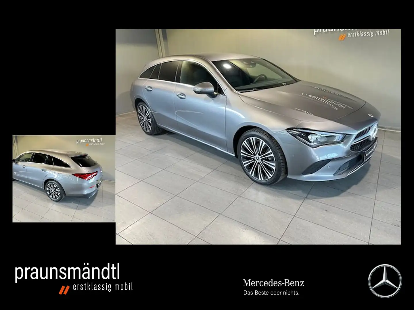 Mercedes-Benz CLA 200 d SB Progressive AHK/LED/Kamer/ele.Heckk Grau - 1