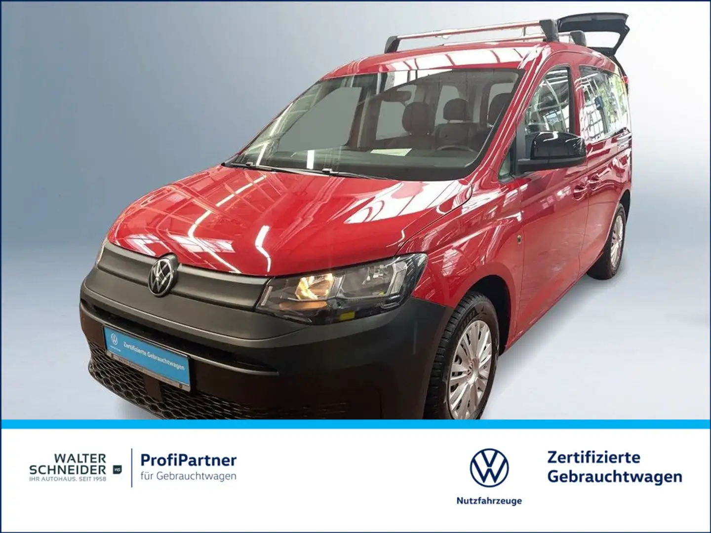 Volkswagen Caddy 2.0 TDI Kombi  AHK Klima Rot - 1