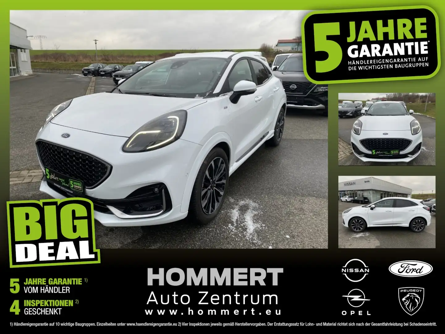 Ford Puma 1.0 EcoBoost ST-Line Vignale *AHK*Kamera* Bianco - 1
