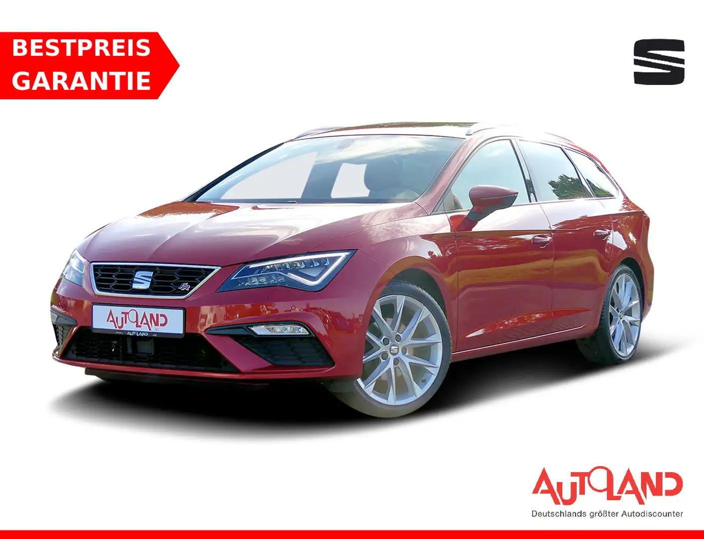 SEAT Leon ST 1.4 TSI FR LED Navi Pano Alcantara DAB Rojo - 1