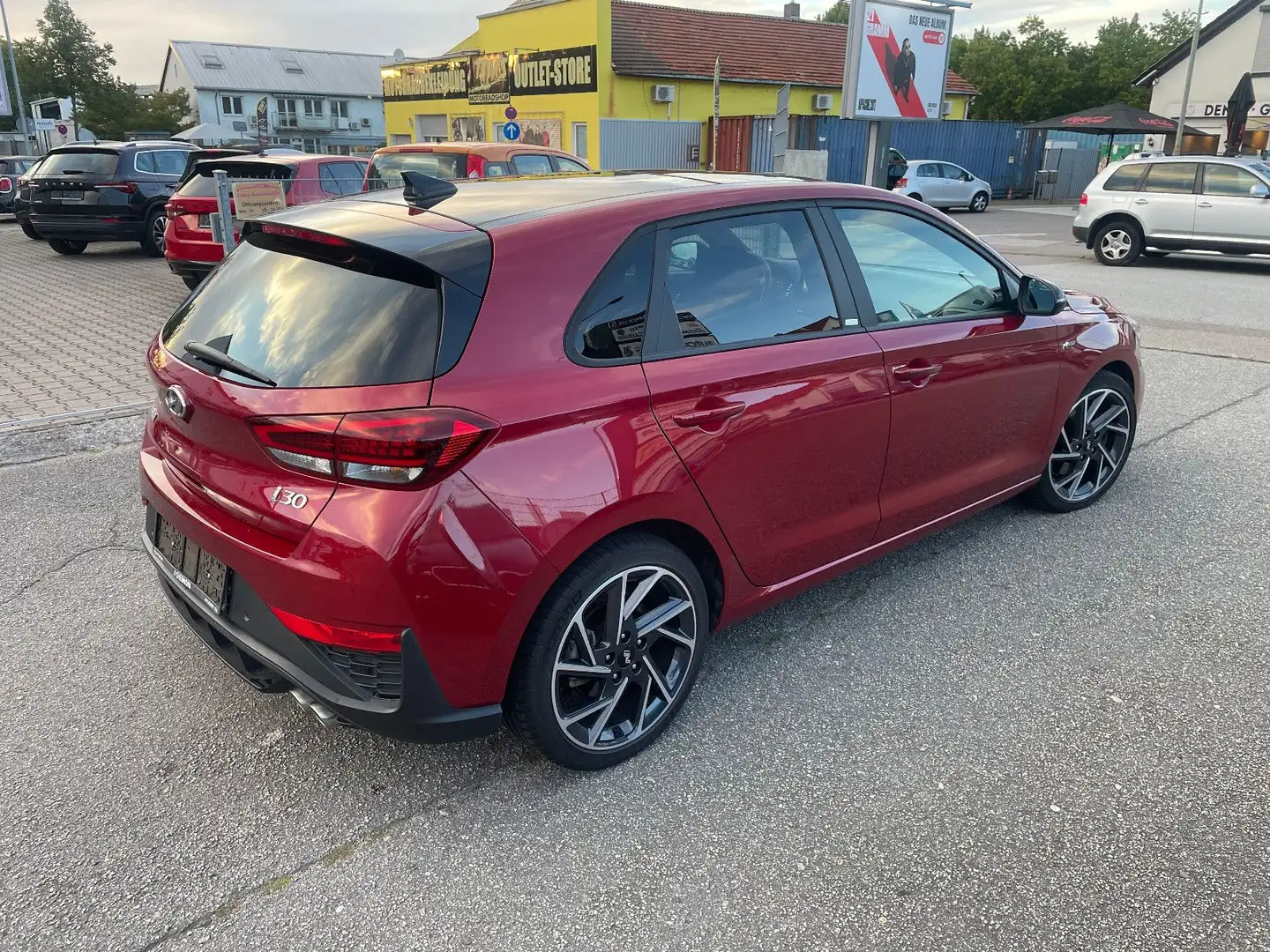 Hyundai i30 N Line /Schiebedach/Restgarantie Hyundai Rot - 2