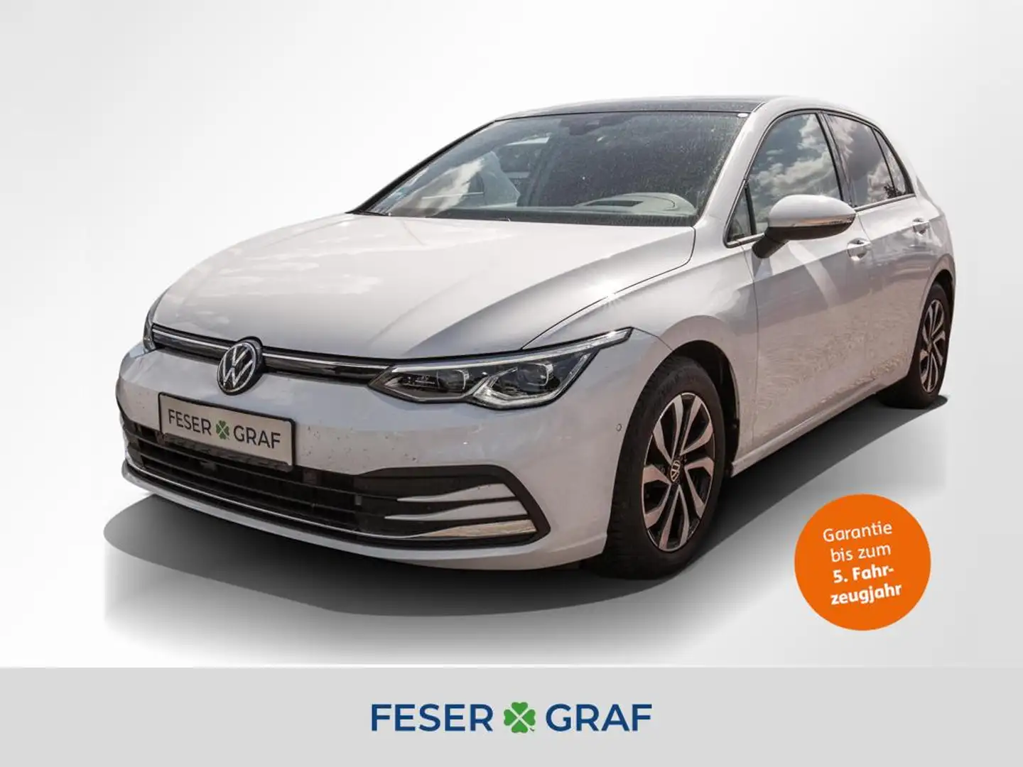 Volkswagen Golf VIII 2.0 TDI Active DSG AHK/HUD/ACC/Lenkhz/Pano/Ka Blanc - 1