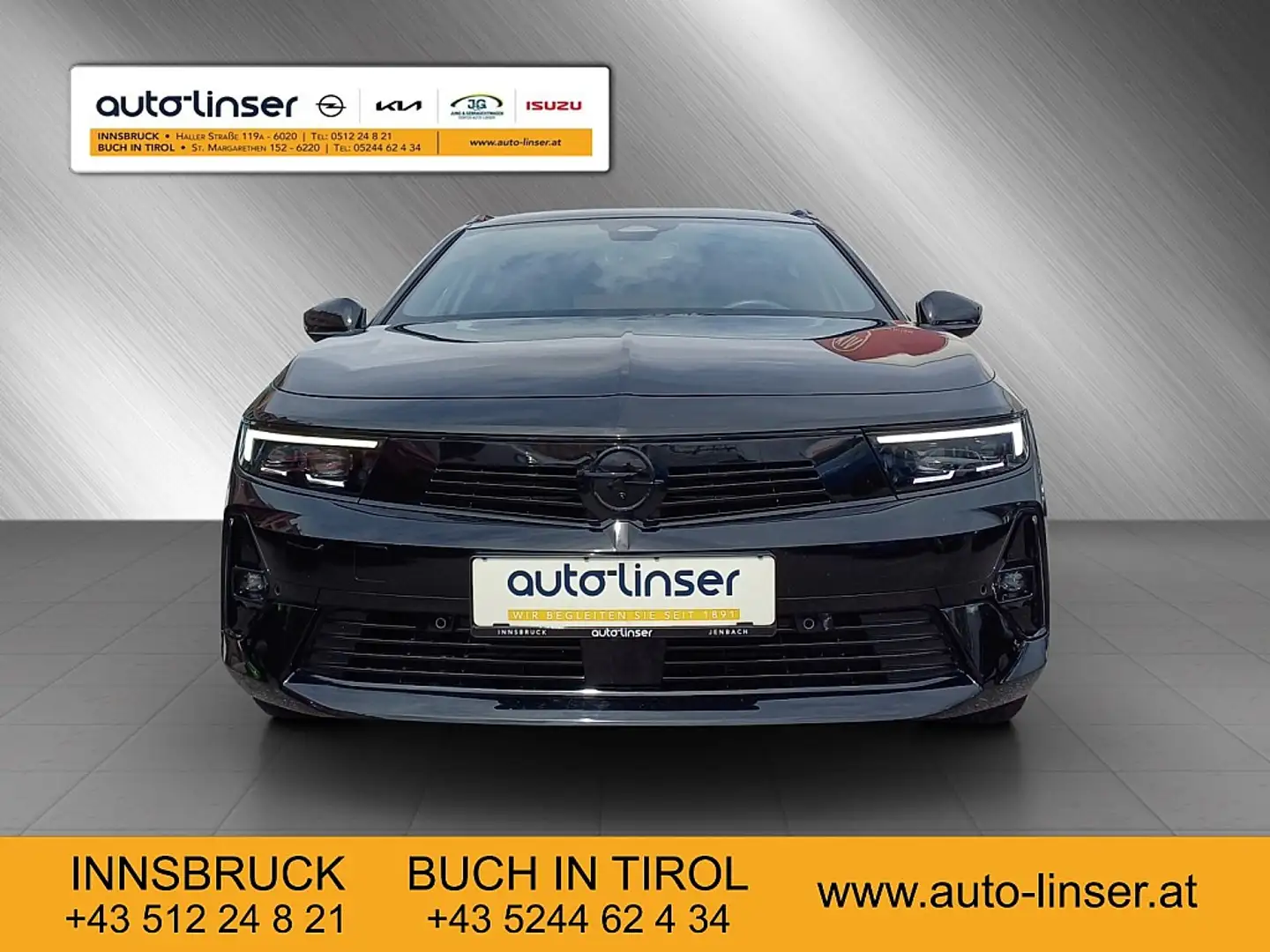 Opel Astra ST 1,2 Turbo GS Aut. Schwarz - 2