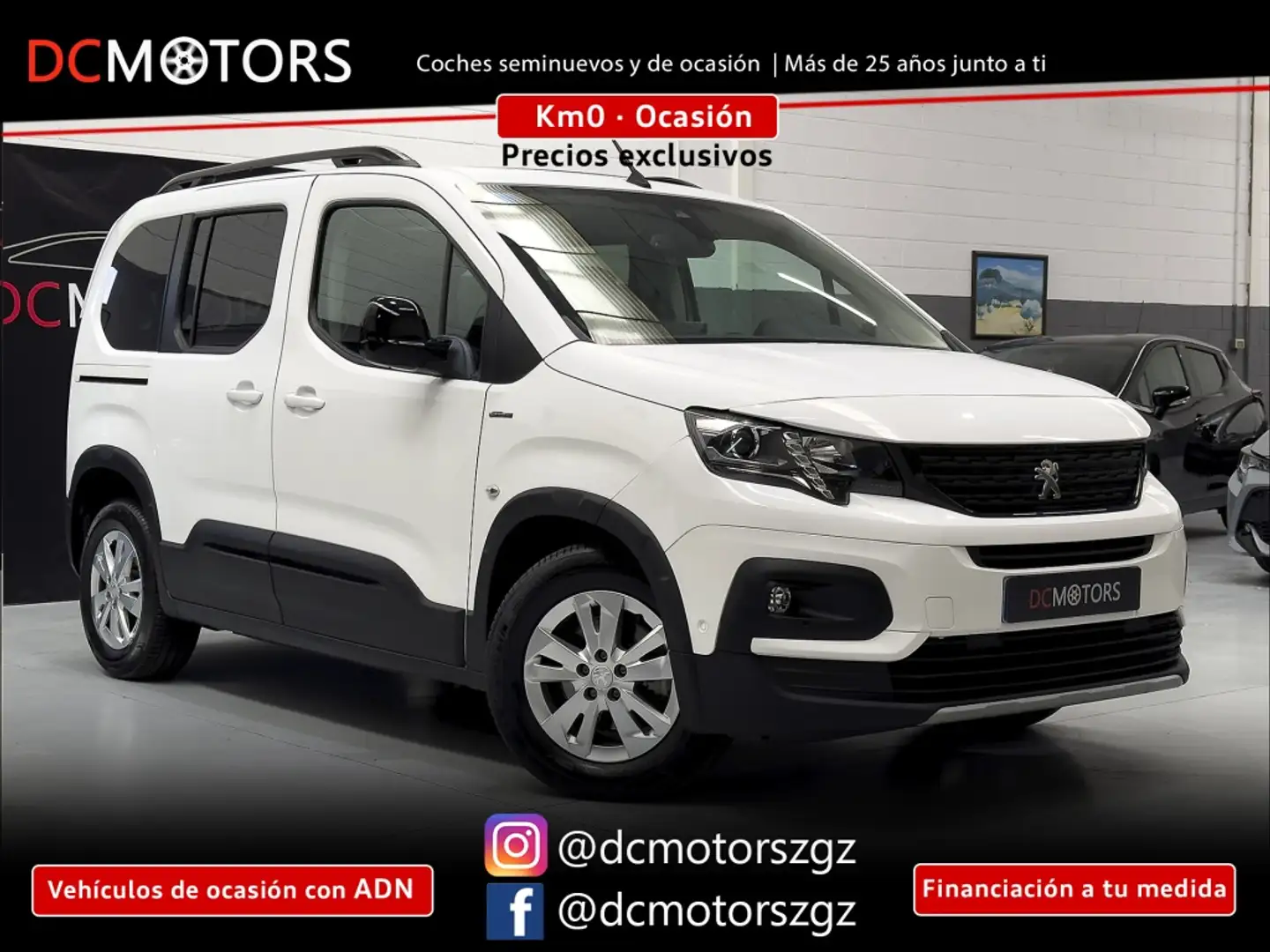 Peugeot Rifter 1.5BlueHDi S&S Standard GT Line 130 Blanco - 2