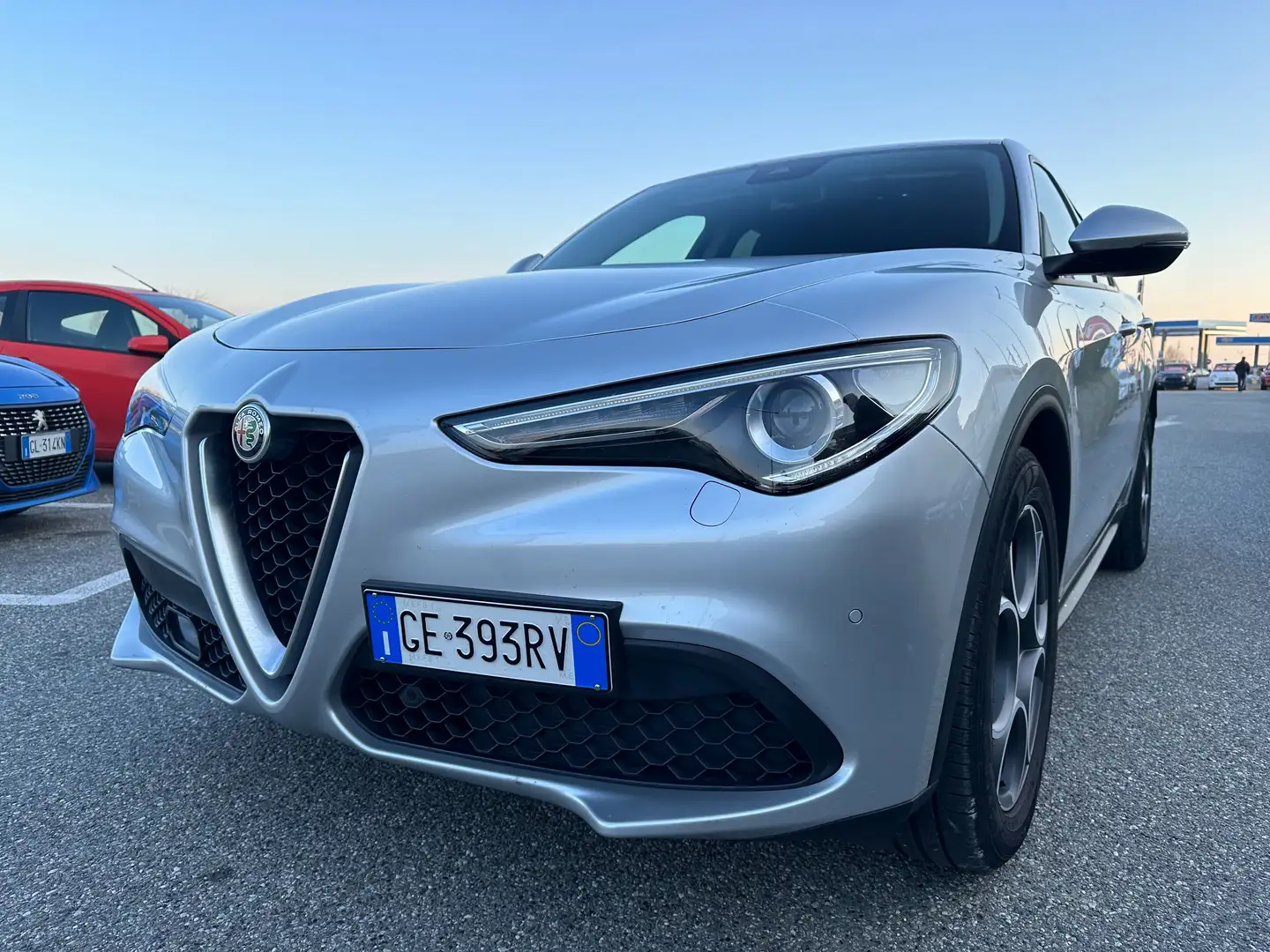 Alfa Romeo Stelvio Stelvio 2.2 t Rosso Edizione rwd 160cv auto Argento - 2