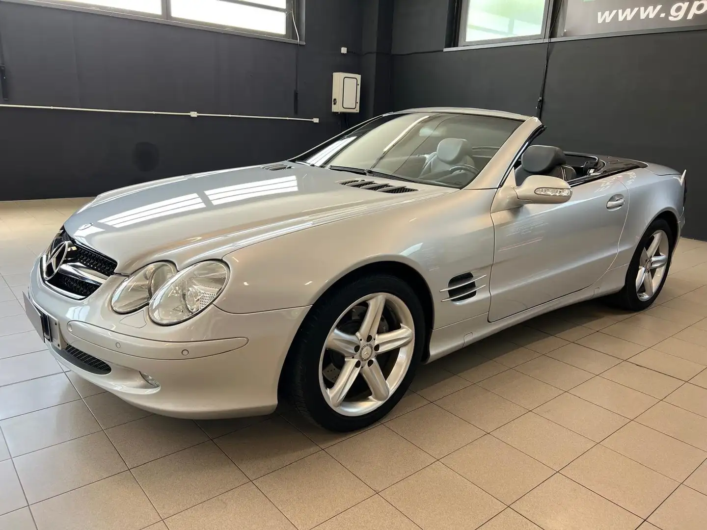 Mercedes-Benz SL 500 V8 306CV  1 PROPRIETARIO ! SOLO 65000KM ! PERFETTA Srebrny - 2