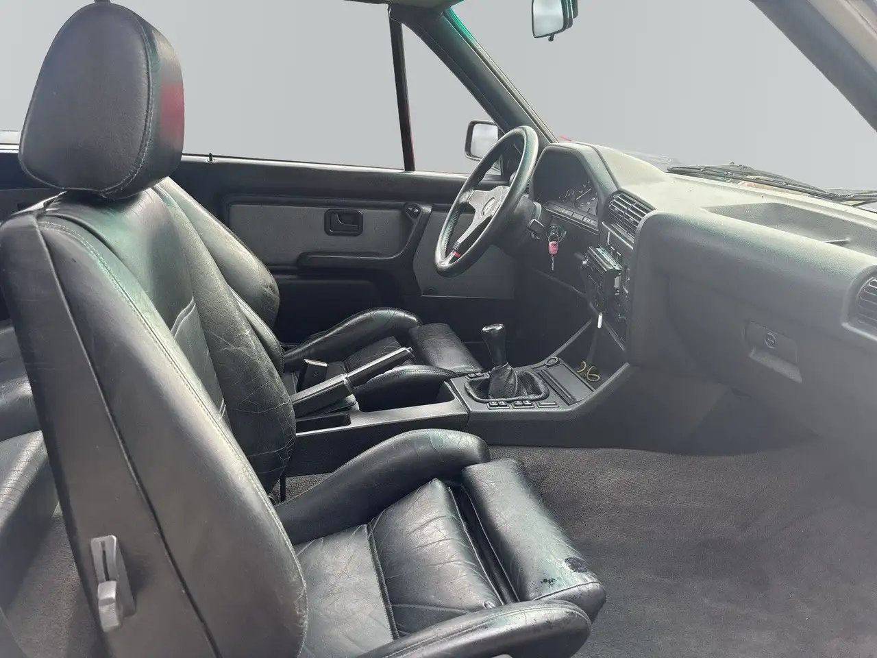 BMW 320 i E30 Cabrio *GEPFLEGT*LEDER*SCHALTER*H-KENNZ, foto 9