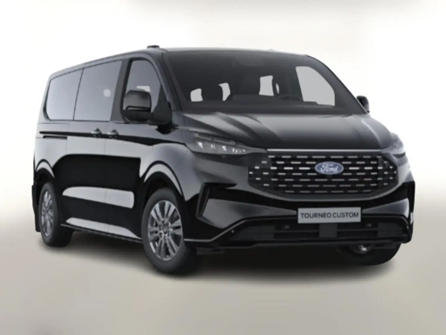 Ford Tourneo Custom Titanium 2.0 TDCi 170 Aut Tit 320 L2 LED 125 kW... Schwarz - 1