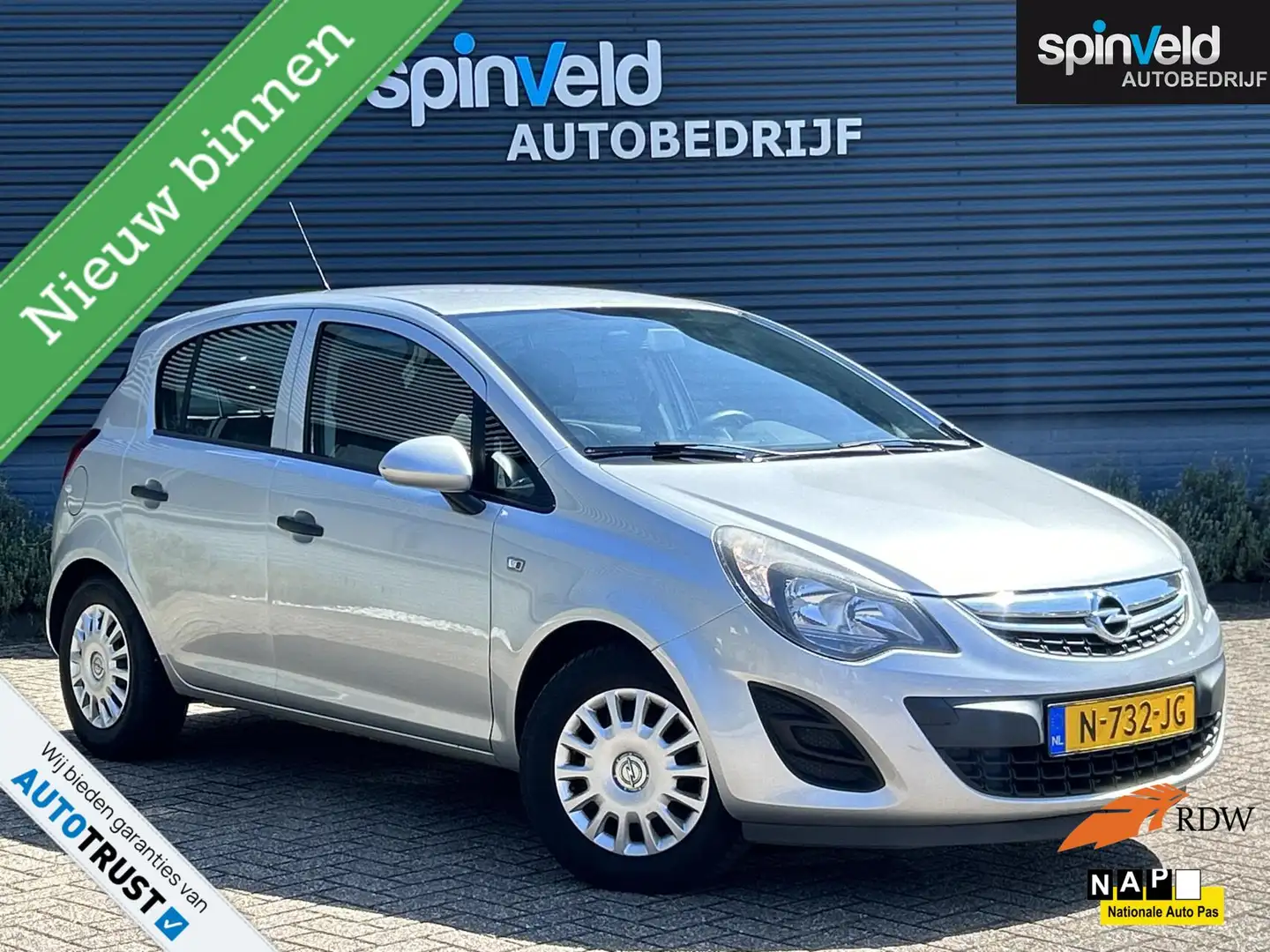 Opel Corsa 1.2-16V Design Edition BJ`14 Airco 5drs Elekpakket Grey - 1