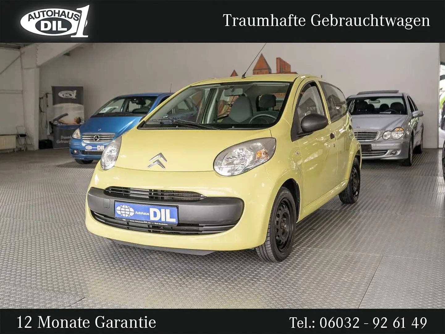Citroen C1 *TÜV NEU* 1.0 Advance Gelb - 1